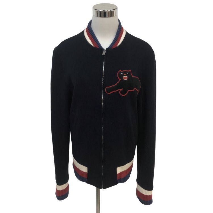 Gucci Gucci Panther Patch Bomber Jacket Size 48 Size US M / EU 48-50 / 2 - 1 Thumbnail