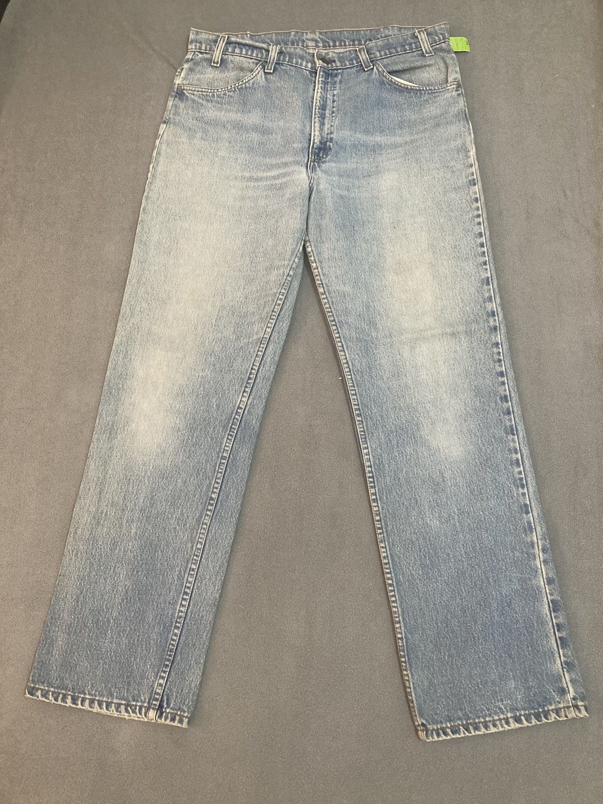 Levi's Vintage 80’s Levis 519 orange tab jeans Made in USA Size US 35 - 1 Thumbnail