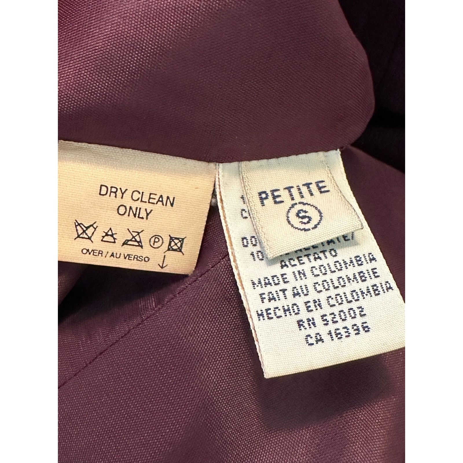 Liz Claiborne Liz Claiborne Velvet Double Breasted Blazer Jacket Size SP Size S / US 4 / IT 40 - 5 Thumbnail