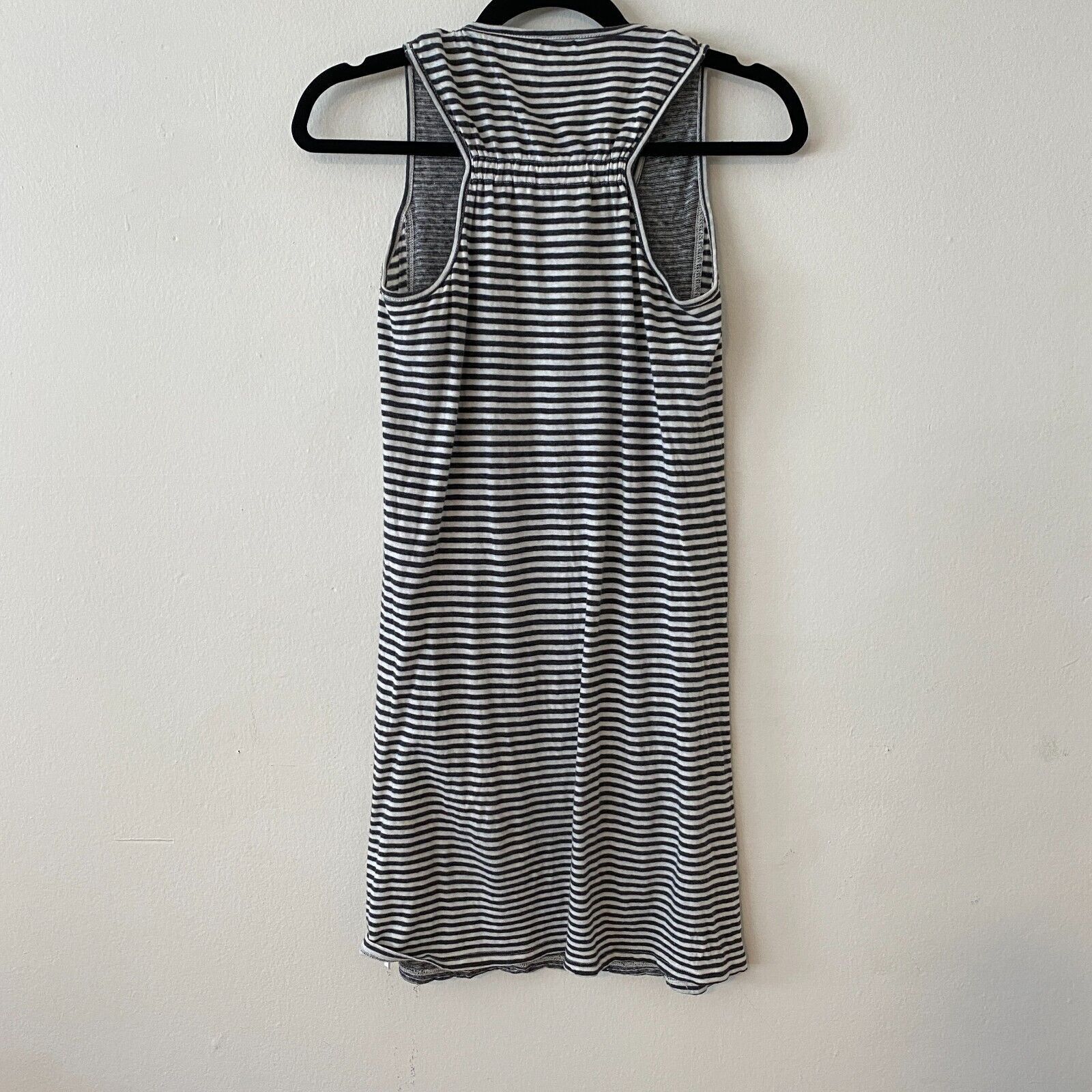 Splendid Splendid Black Gray & White Canal Stripe Tank Cover-up XS Size XS / US 0-2 / IT 36-38 - 7 Thumbnail