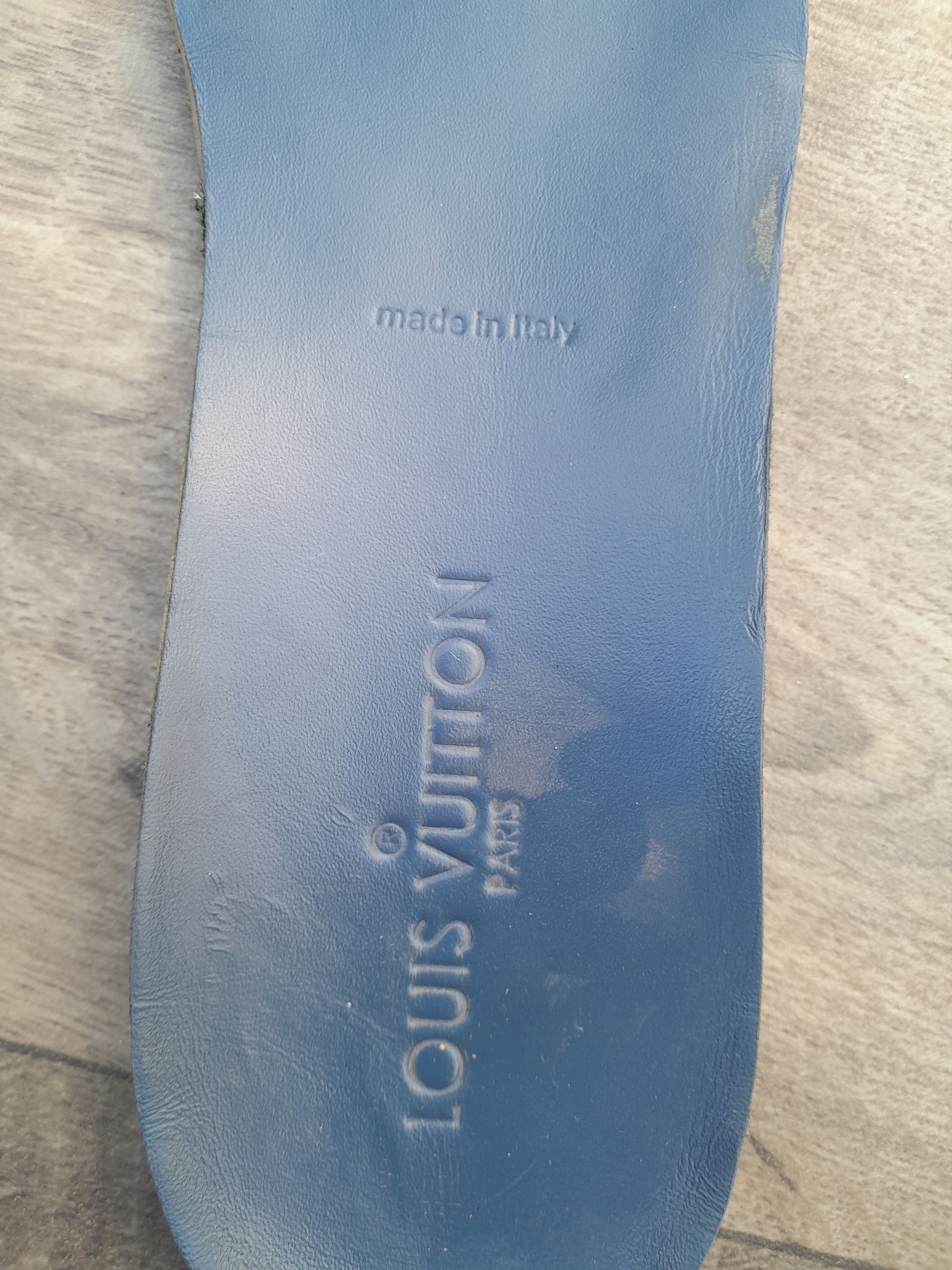 Louis Vuitton Louis Vuitton Run Away sneakers in blue denim. Size US 7.5 / EU 40-41 - 13 Thumbnail