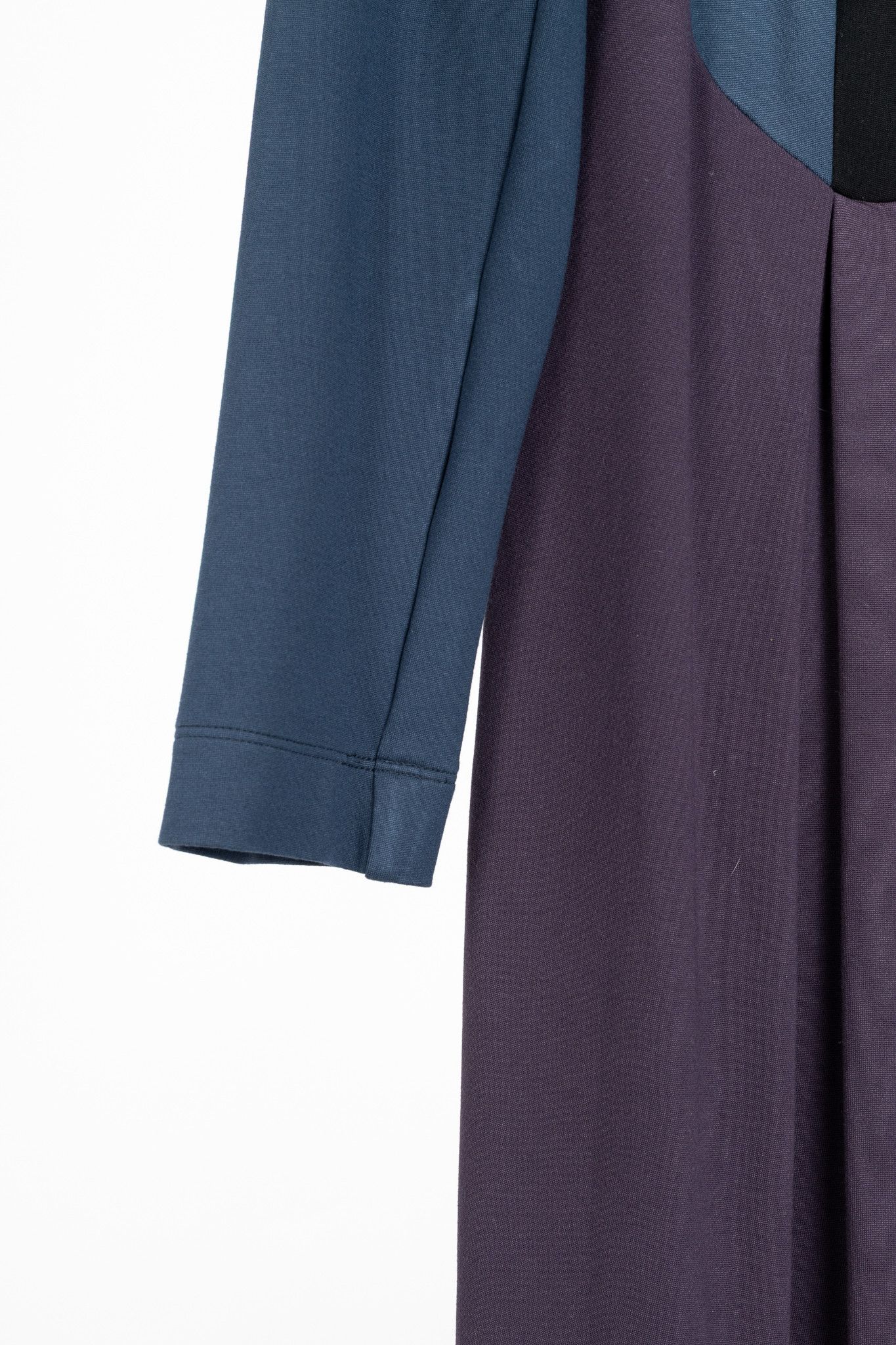 Missoni M Missoni Blue & Purple Colourblock Jersey Dress Size S / US 4 / IT 40 - 6 Thumbnail