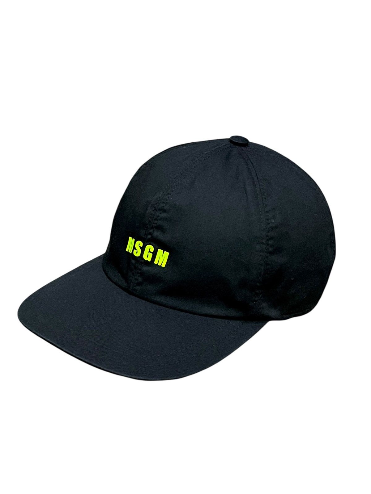 MSGM MSGM Italy 6 Panel Hat Neon Green Logo Cap Size ONE SIZE - 3 Thumbnail
