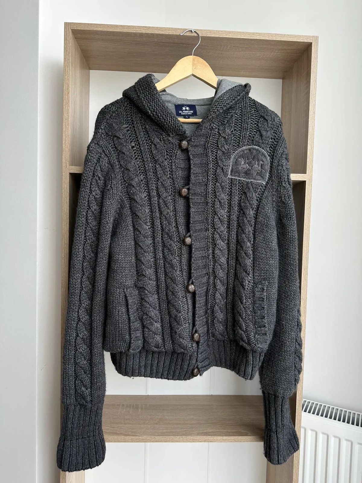 Vintage PRL La Martina Sweater Grey Polo Ralph Lauren