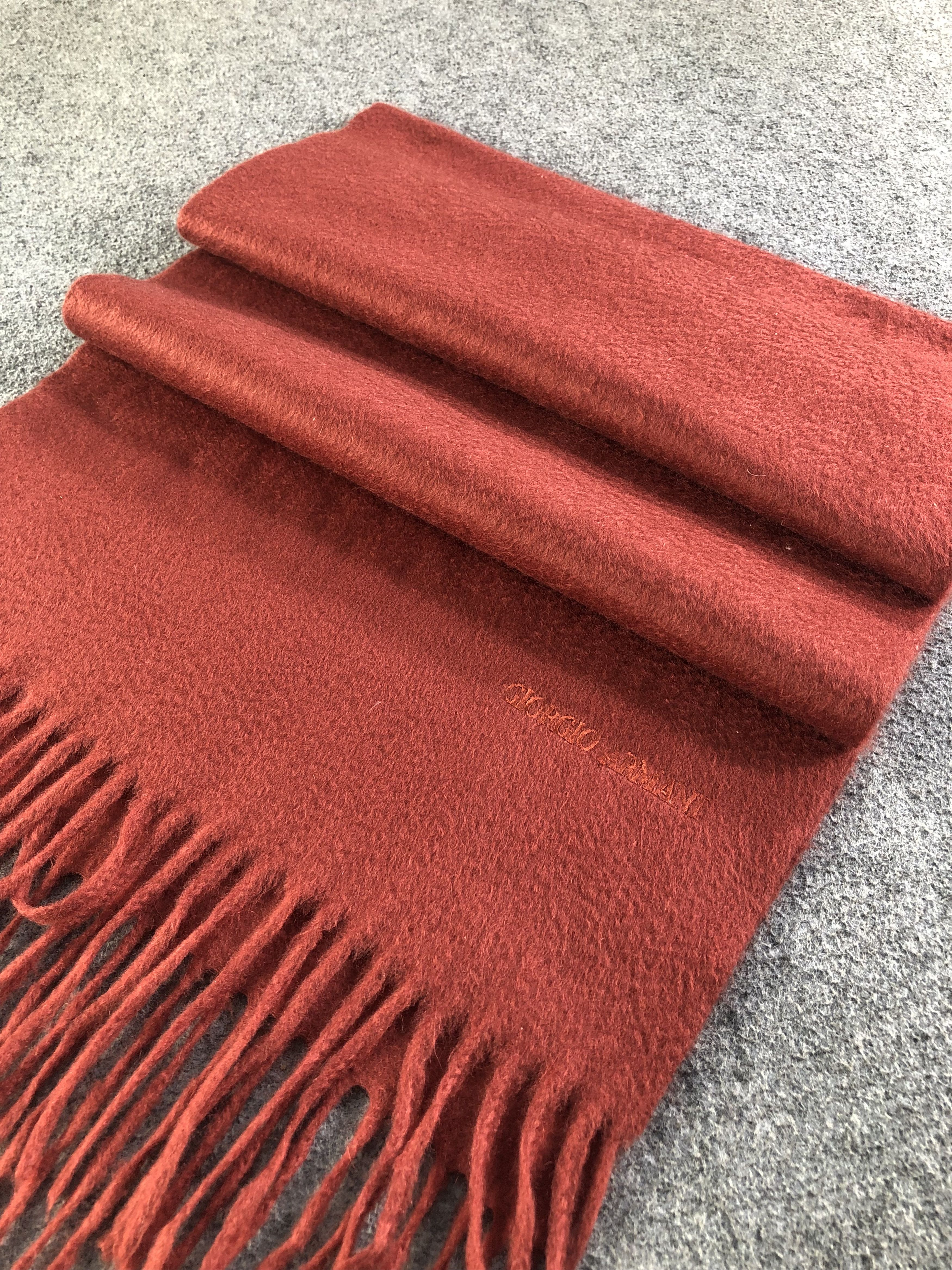 Giorgio Armani Giorgio Armani Cashmere Scarf / Muffler / Neckwear SS1396 Size ONE SIZE - 2 Thumbnail