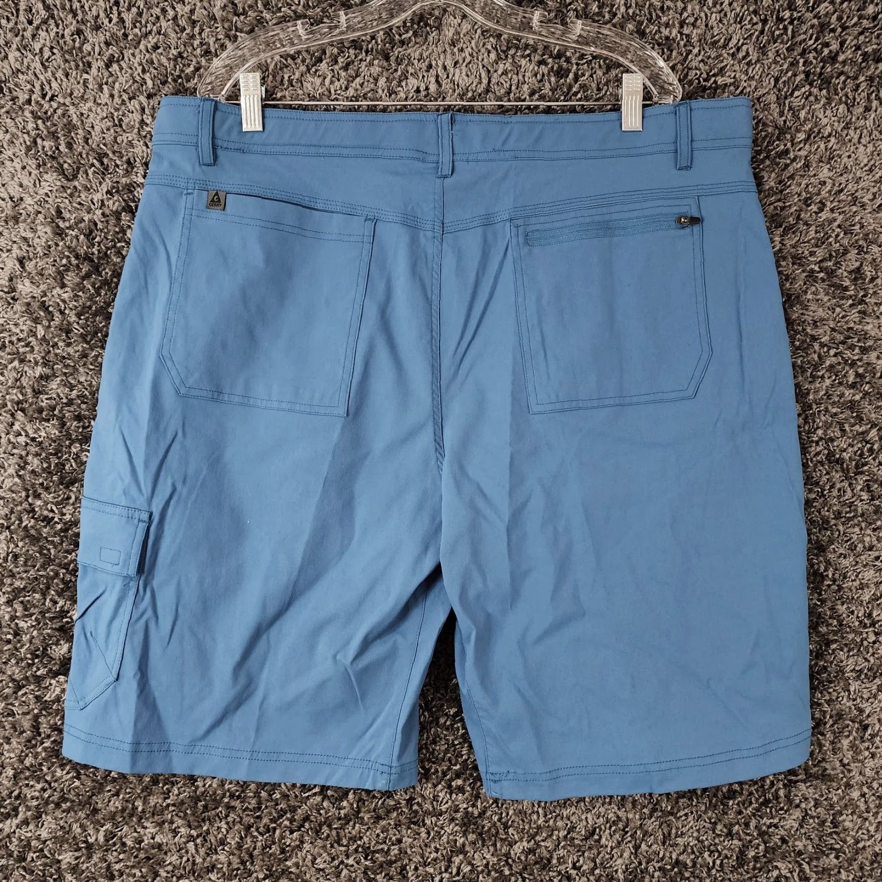 Vintage GERRY Mens Cargo Shorts Outdoor Hiking Light Blue Size 40 Size US 40 / EU 56 - 5 Thumbnail