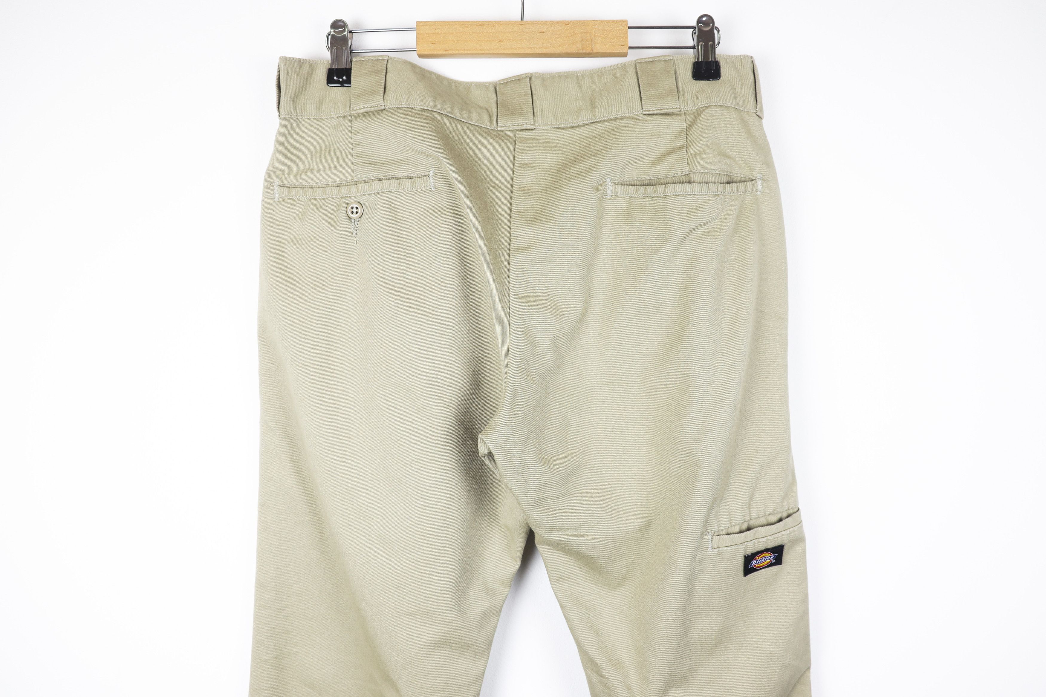 Dickies × Hook-Ups Dickies Beige Logo Single Knee Pocket Work Trousers Pants Size US 30 / EU 46 - 8 Thumbnail