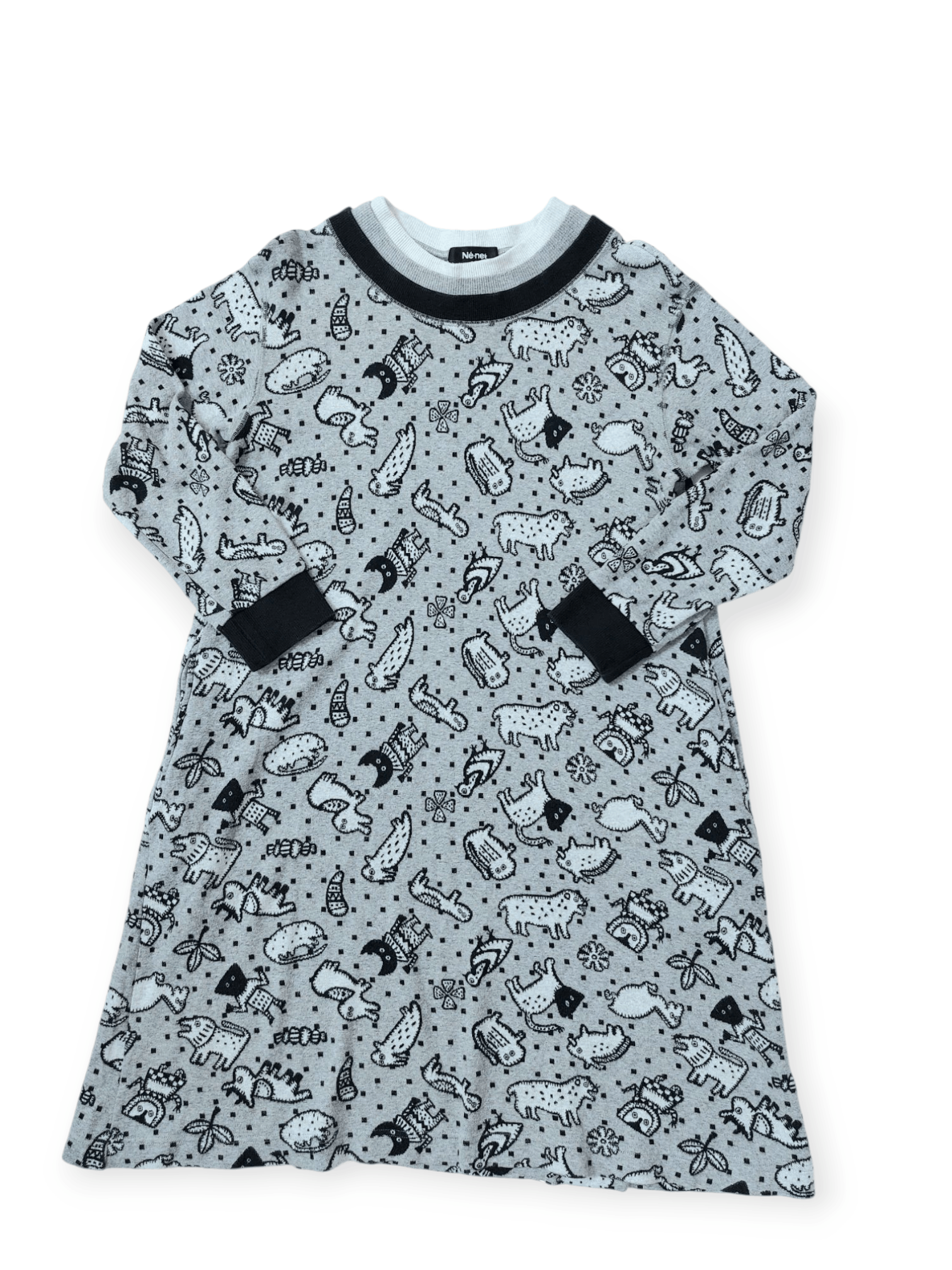 Ne-net Issey Miyake Printed Pets Blouse