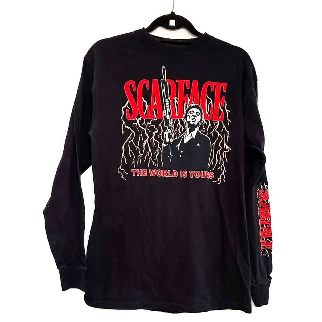 Ripple Junction Scarface The World is Yours Long Sleeve T-Shirt Size Medium Size US M / EU 48-50 / 2 - 4 Thumbnail