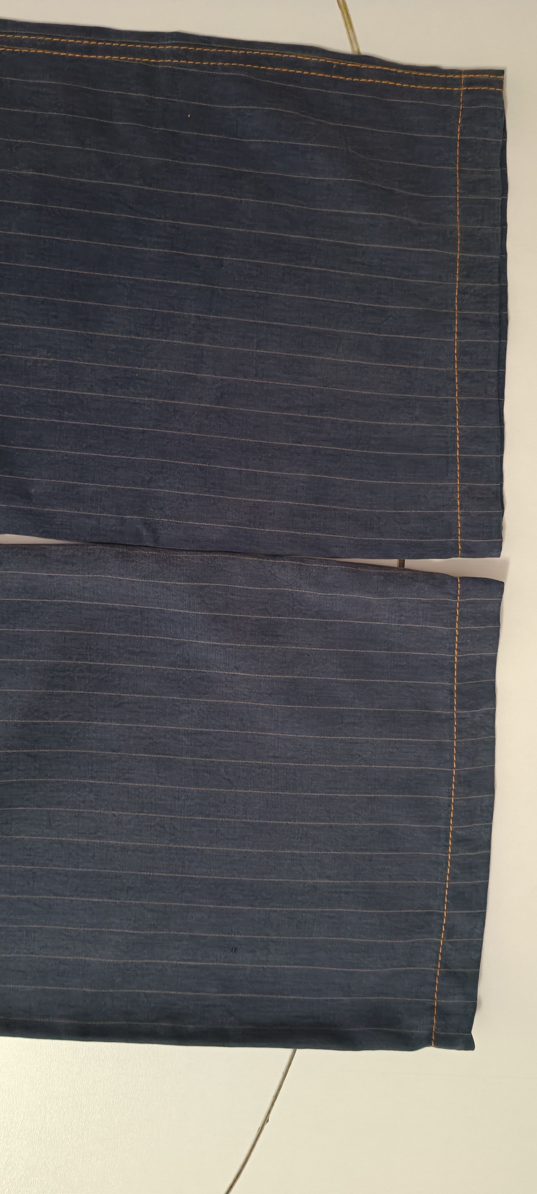 Jean Paul Gaultier Grayish blue pants with fine white vertical stripes Size 27" / US 4 / IT 40 - 18 Thumbnail