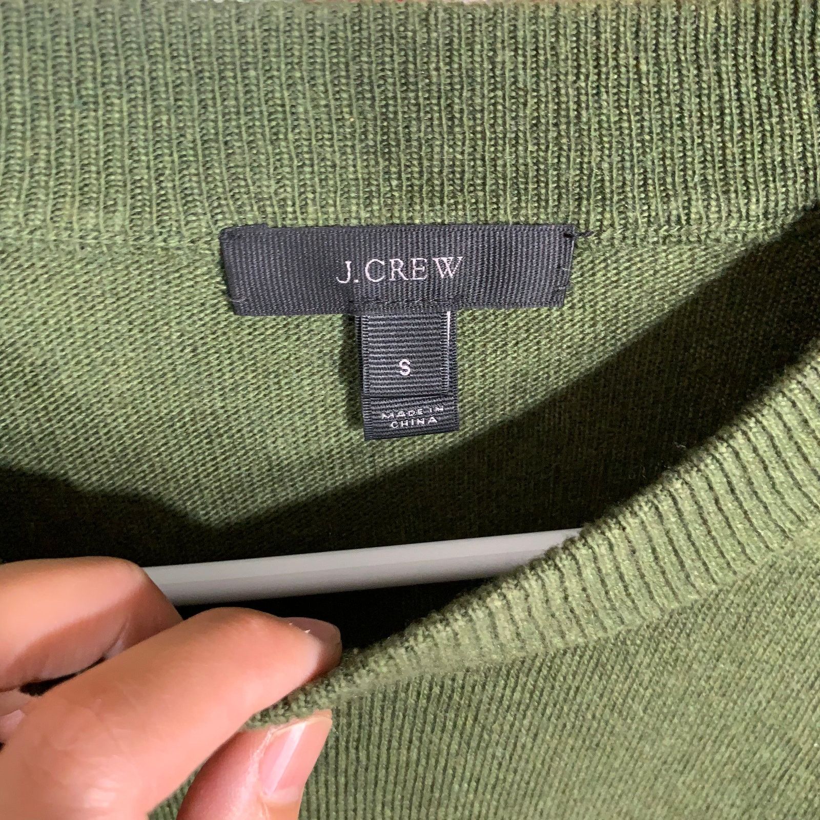 J.Crew J. Crew green wool blend Ruffle Sleeve sweater size S Size S / US 4 / IT 40 - 3 Thumbnail