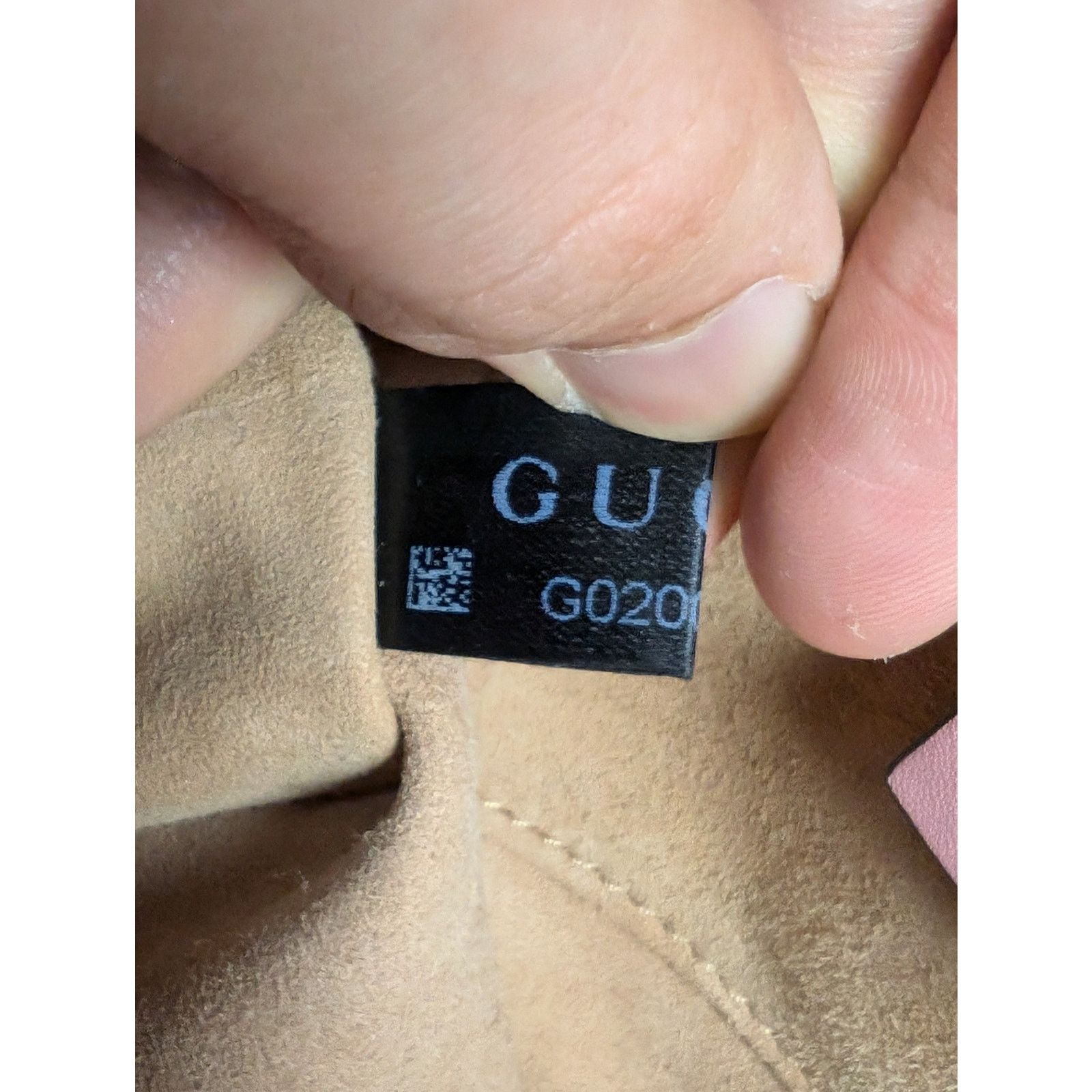 Gucci Gucci Pink Leather Faux Pearl Stud Leather Size ONE SIZE - 10 Thumbnail