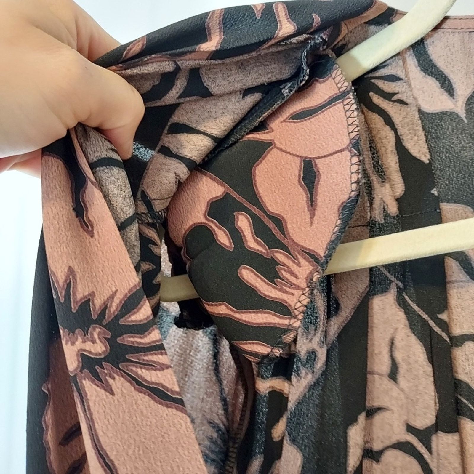 Other Barbara Barbara Brown Black Tropical Floral Pants Jumpsuit Size 34" / US 12 / IT 48 - 9 Thumbnail