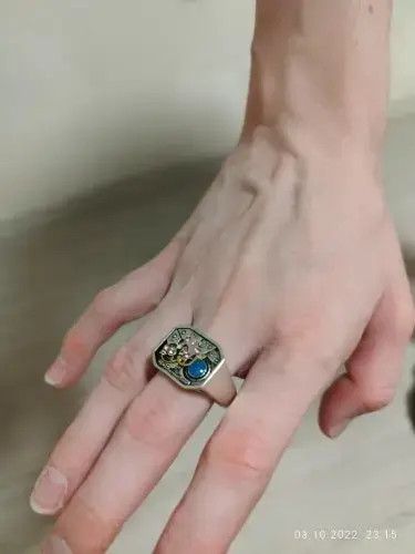 Ring Of Fire Unique Imitation Precision Mechanical Dial Men's Ring Size ONE SIZE - 4 Thumbnail