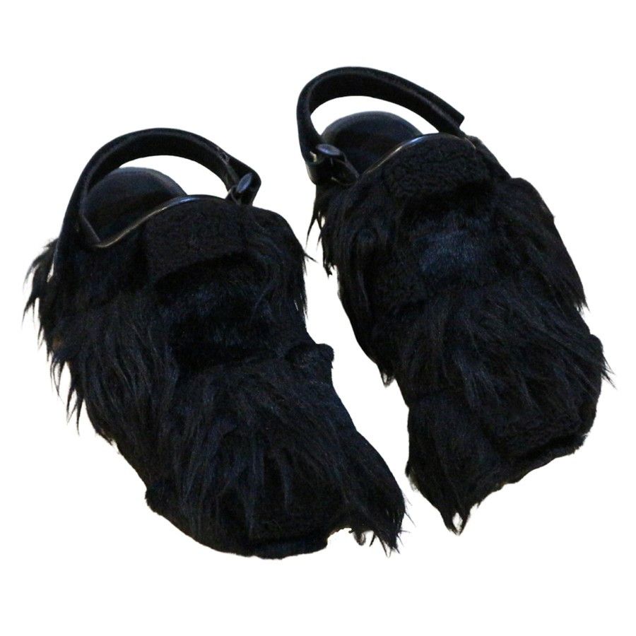 Other Unisex Black Fuzzy Clogs Size US 10 / EU 43 - 1 Thumbnail