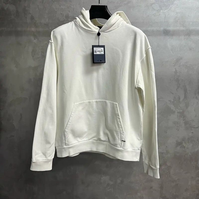 Louis Vuitton Louis Vuitton White Cotton Men's Hoodie 0089 Size US XL / EU 56 / 4 - 1 Thumbnail