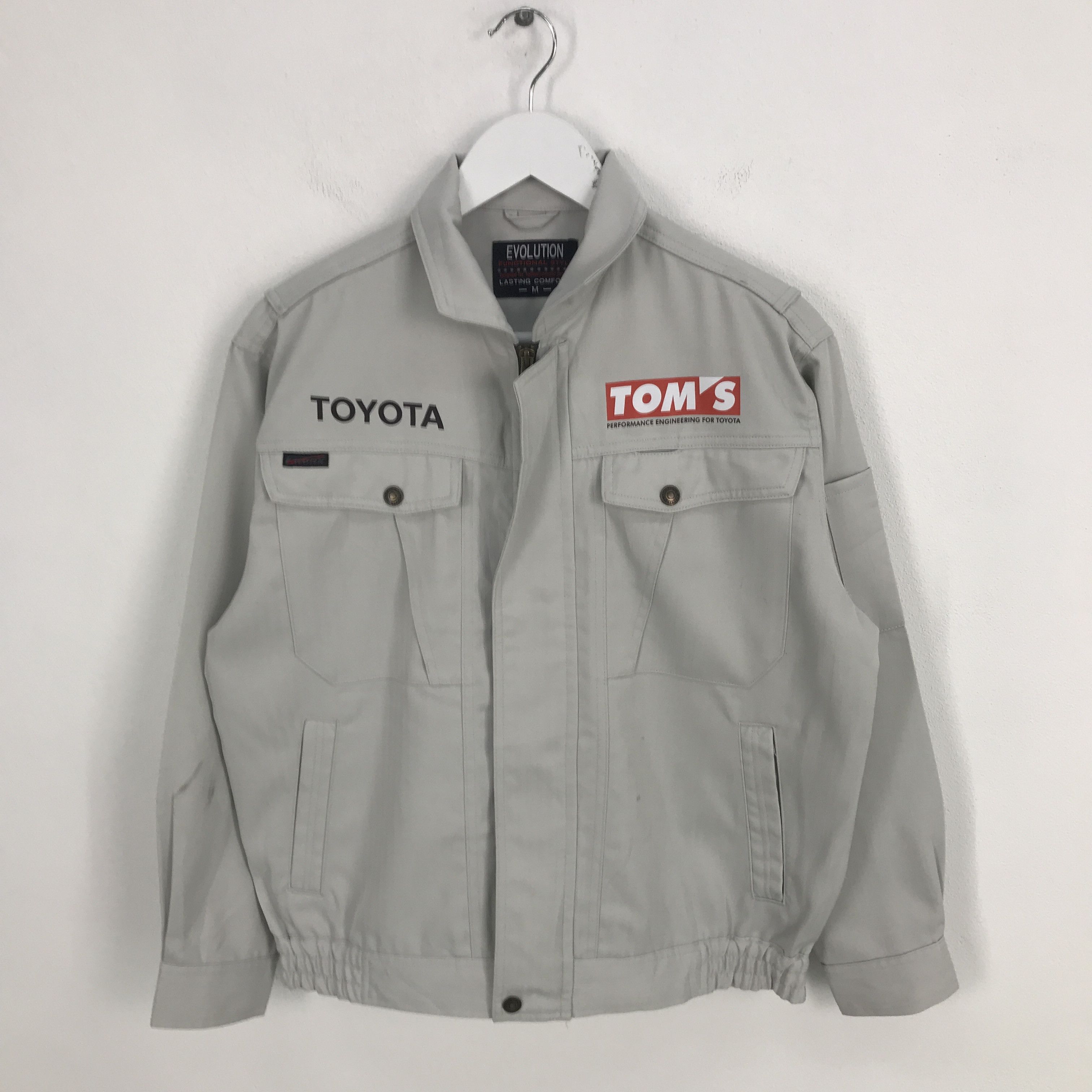 Sports Specialties Vtg Toyota tom's racing Work uniform custom jacket Size US L / EU 52-54 / 3 - 1 Thumbnail