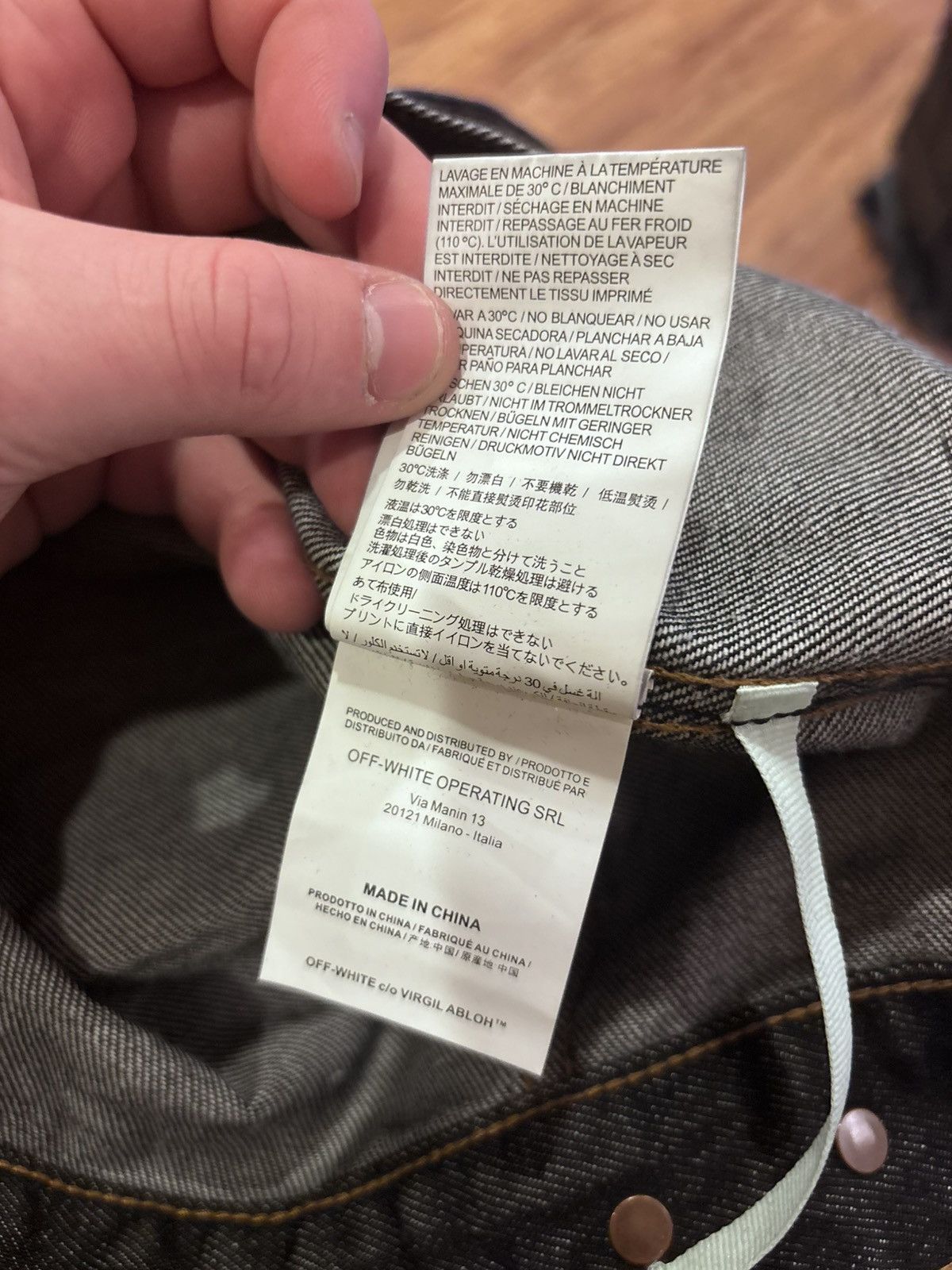 Off-White Off White Denim Jacket Spray Paint Size US M / EU 48-50 / 2 - 7 Thumbnail