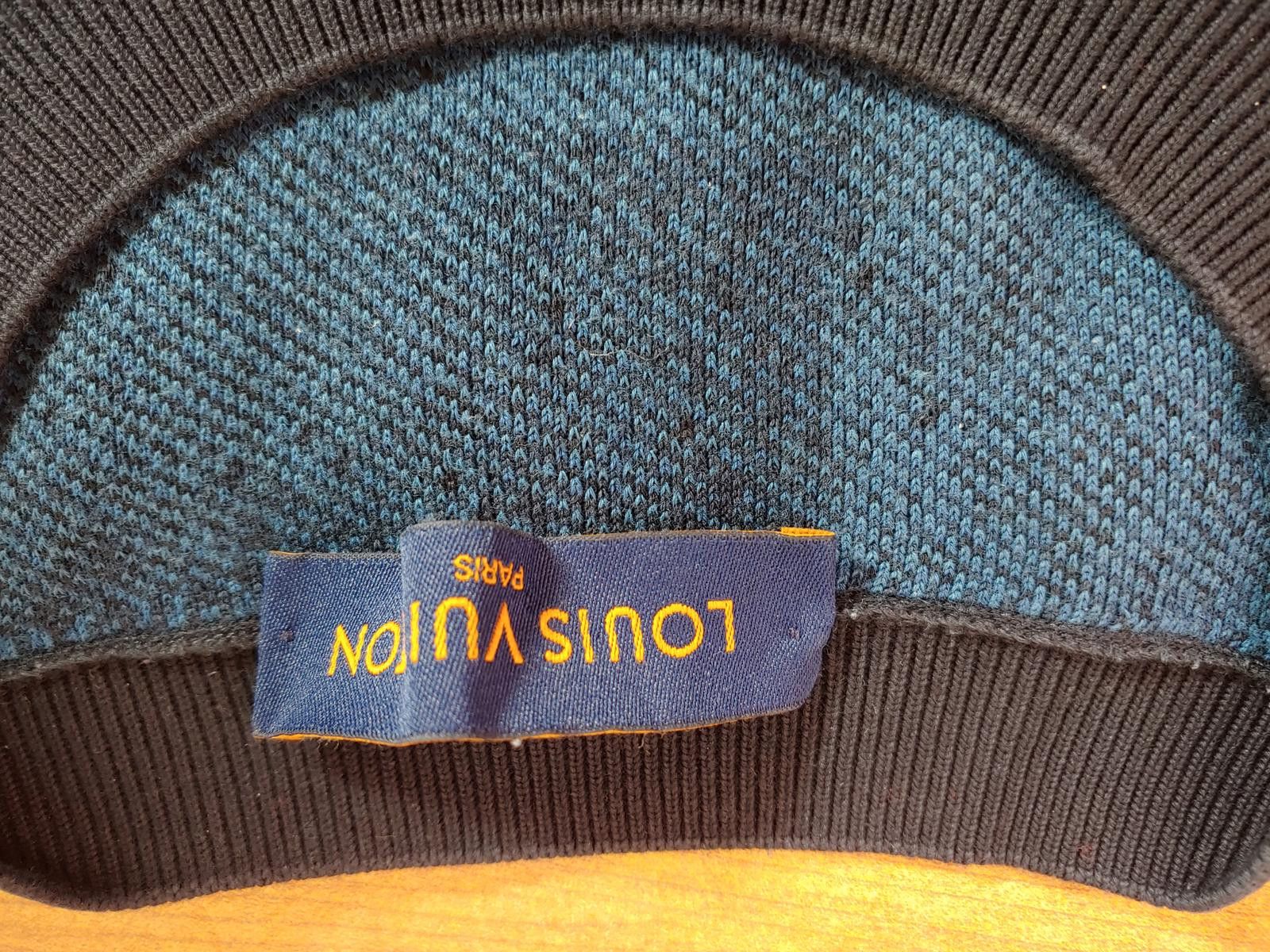 Louis Vuitton Louis Vuitton Damier Salt Sweater in Blue/Black Size US M / EU 48-50 / 2 - 5 Thumbnail