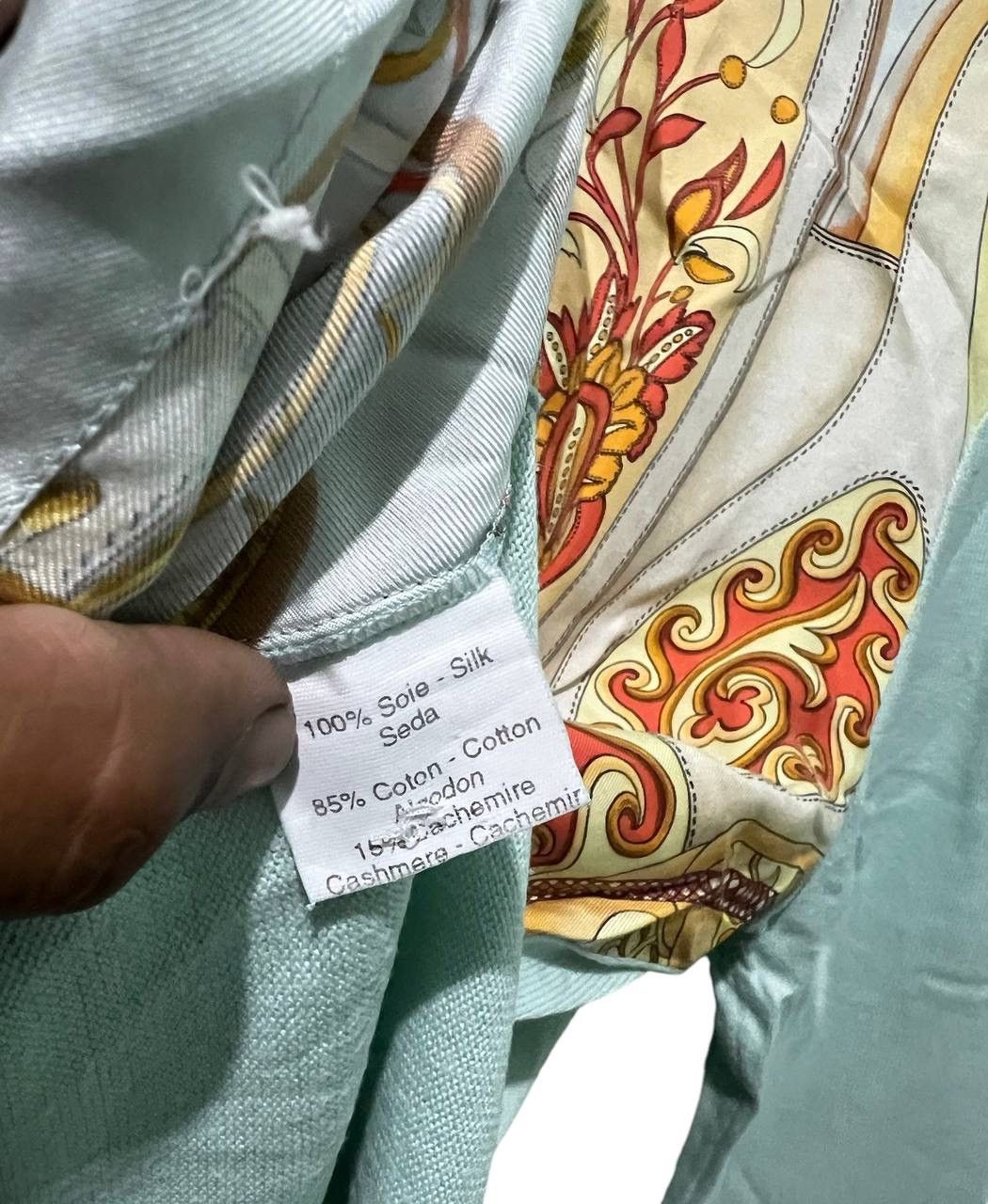 Hermes 🔥GRAILS🔥Vintage hermes shirt half button nice design Size US M / EU 48-50 / 2 - 5 Thumbnail