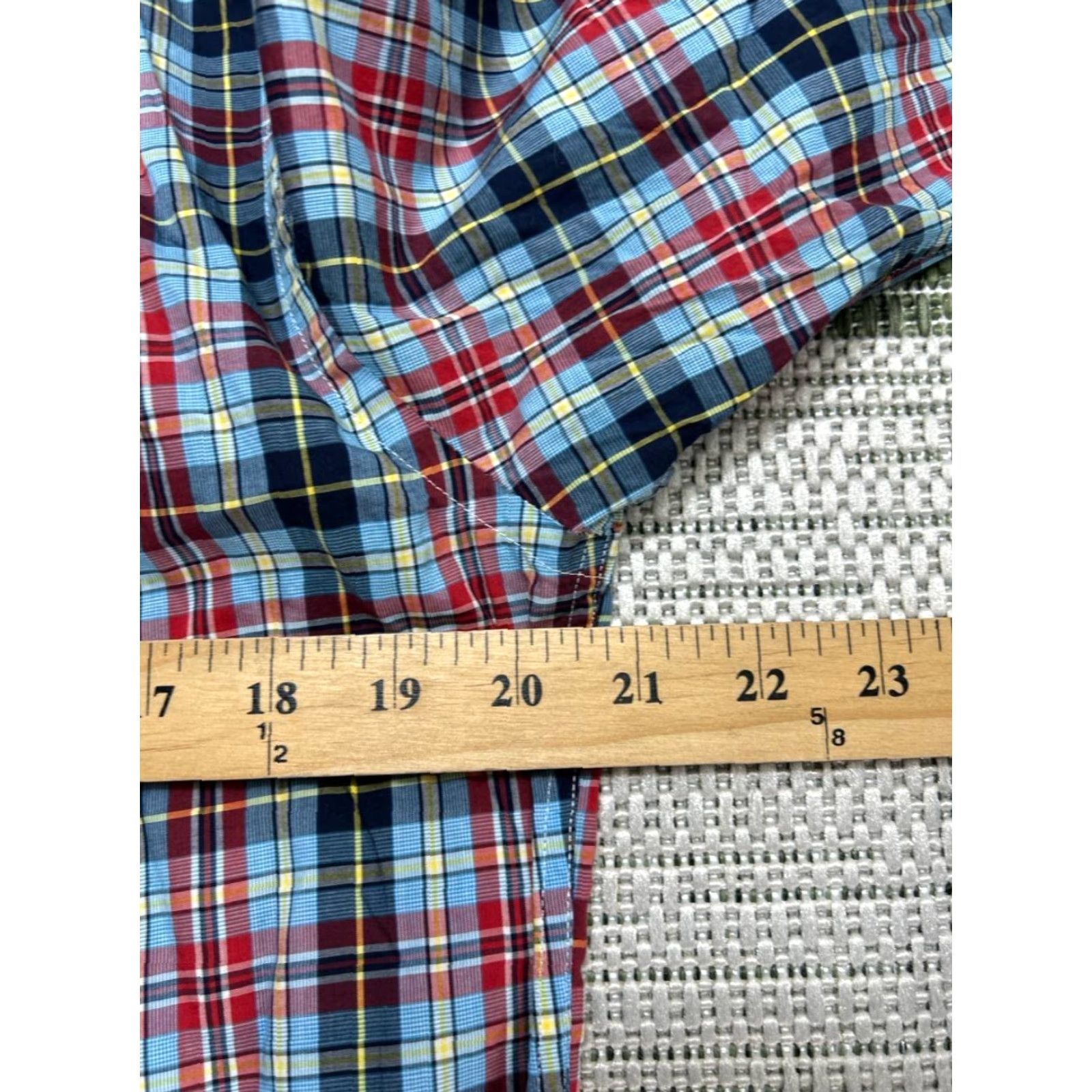 Faconnable Façonnable Club Fit Shirt Mens Small Multicolor Cotton Plaid Casual Button Up Size US S / EU 44-46 / 1 - 7 Thumbnail