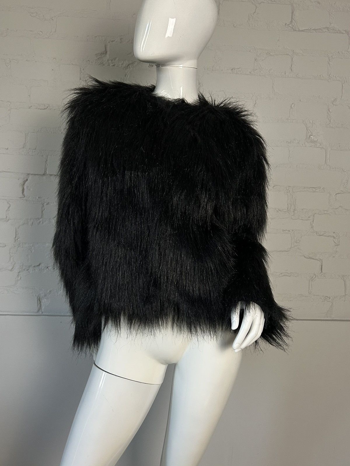 Other Black faux fur jacket Size M / US 6-8 / IT 42-44 - 2 Thumbnail
