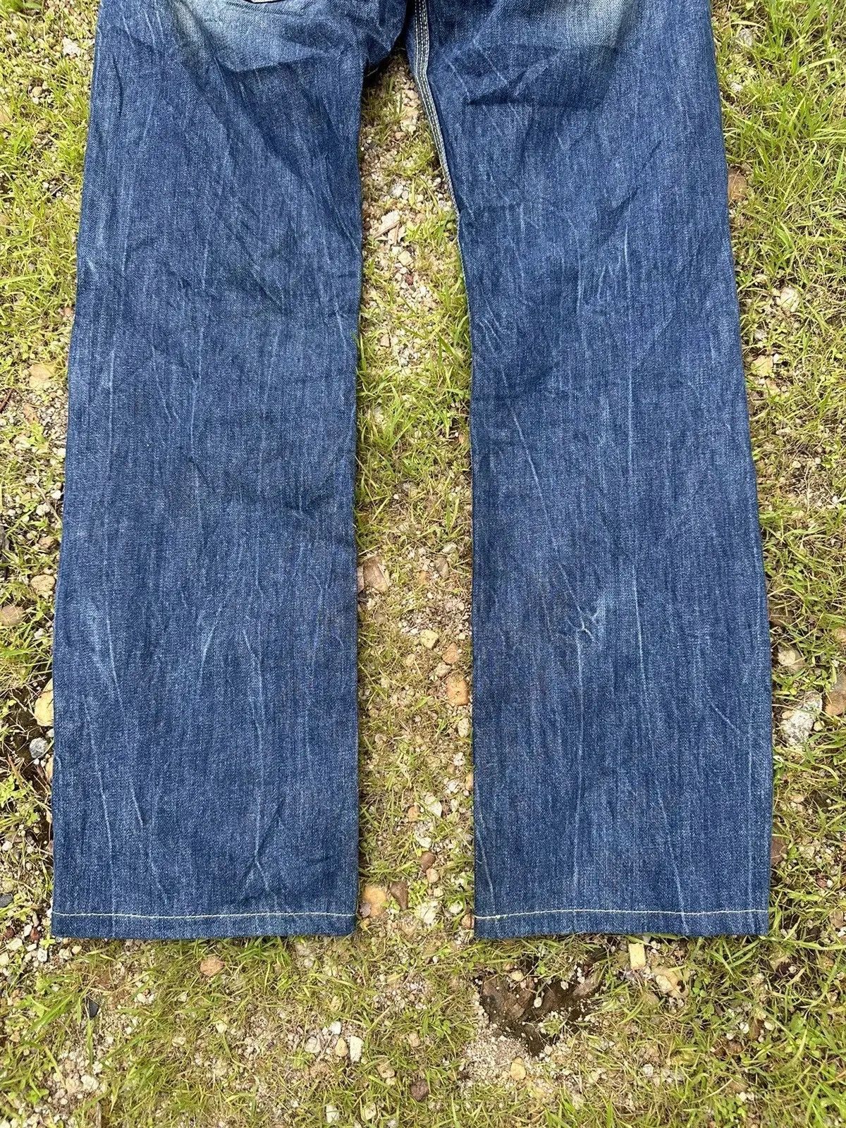 Diesel DIESEL JEANS RIPPED REGULAR STRAIGHT DENIM MUDWASH PANTS Size US 30 / EU 46 - 14 Thumbnail