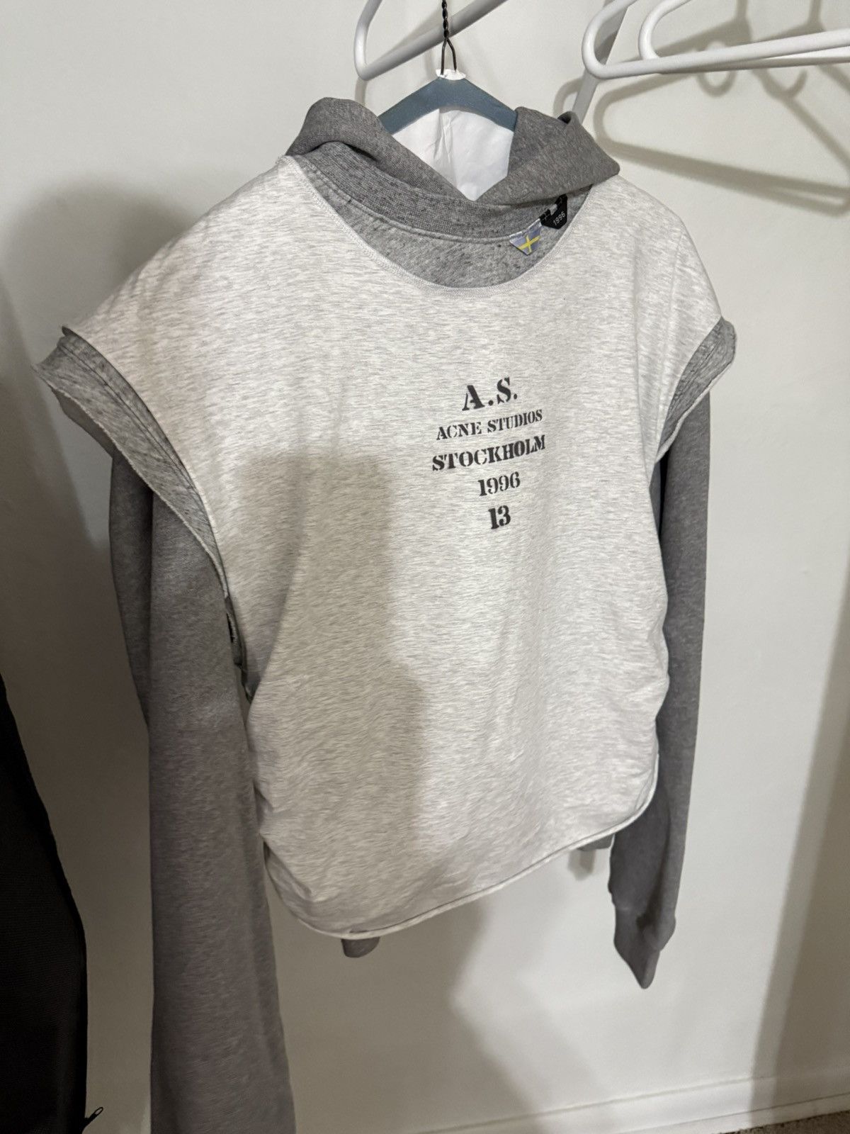 Acne Studios Acne Studios Layered Hoodie size large Size US L / EU 52-54 / 3 - 13 Thumbnail