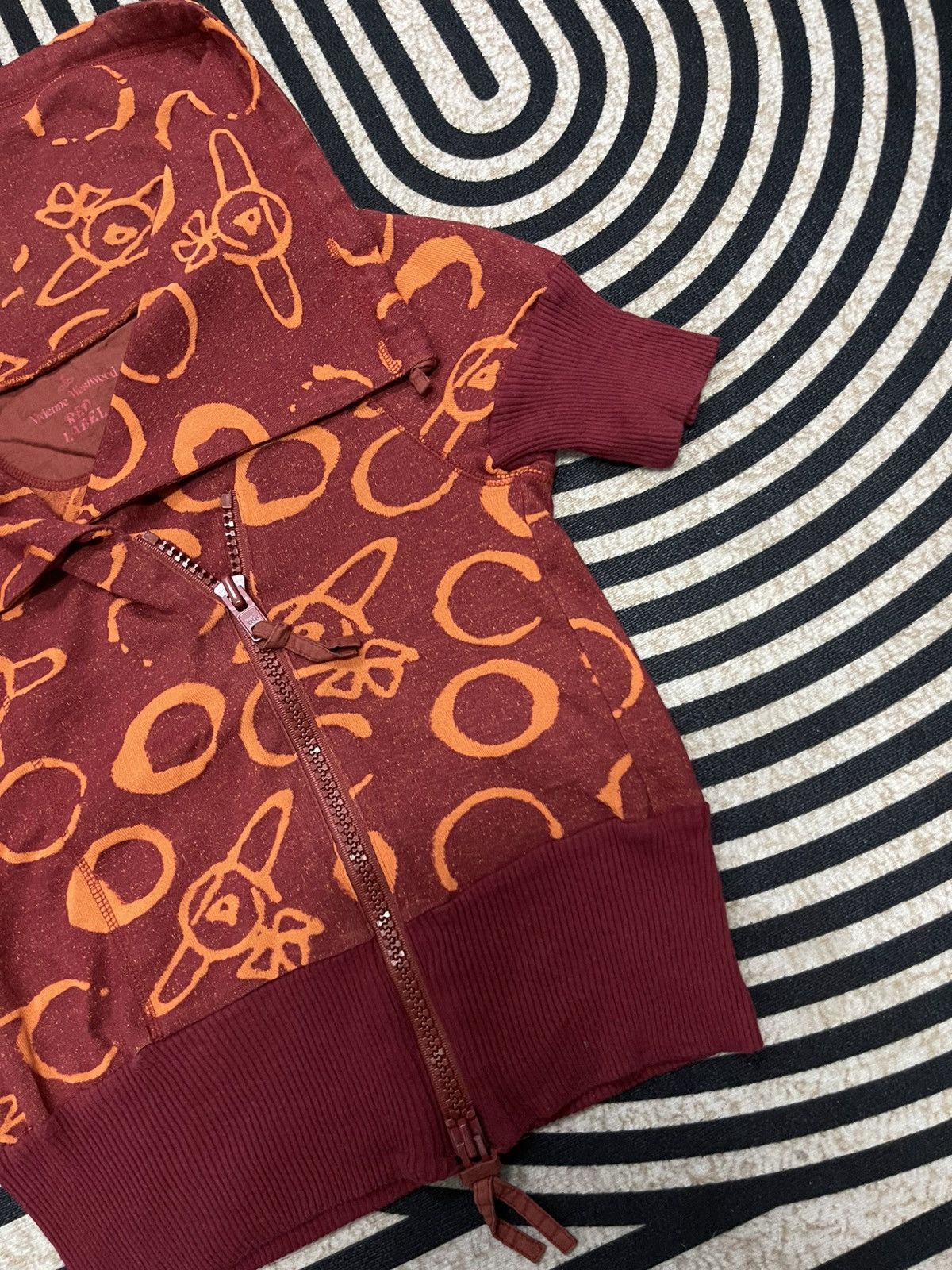 Vivienne Westwood 2000s VIVIENNE WESTWOOD PATTERNED SHIRRING FULLPRINT ORB Size M / US 6-8 / IT 42-44 - 4 Thumbnail