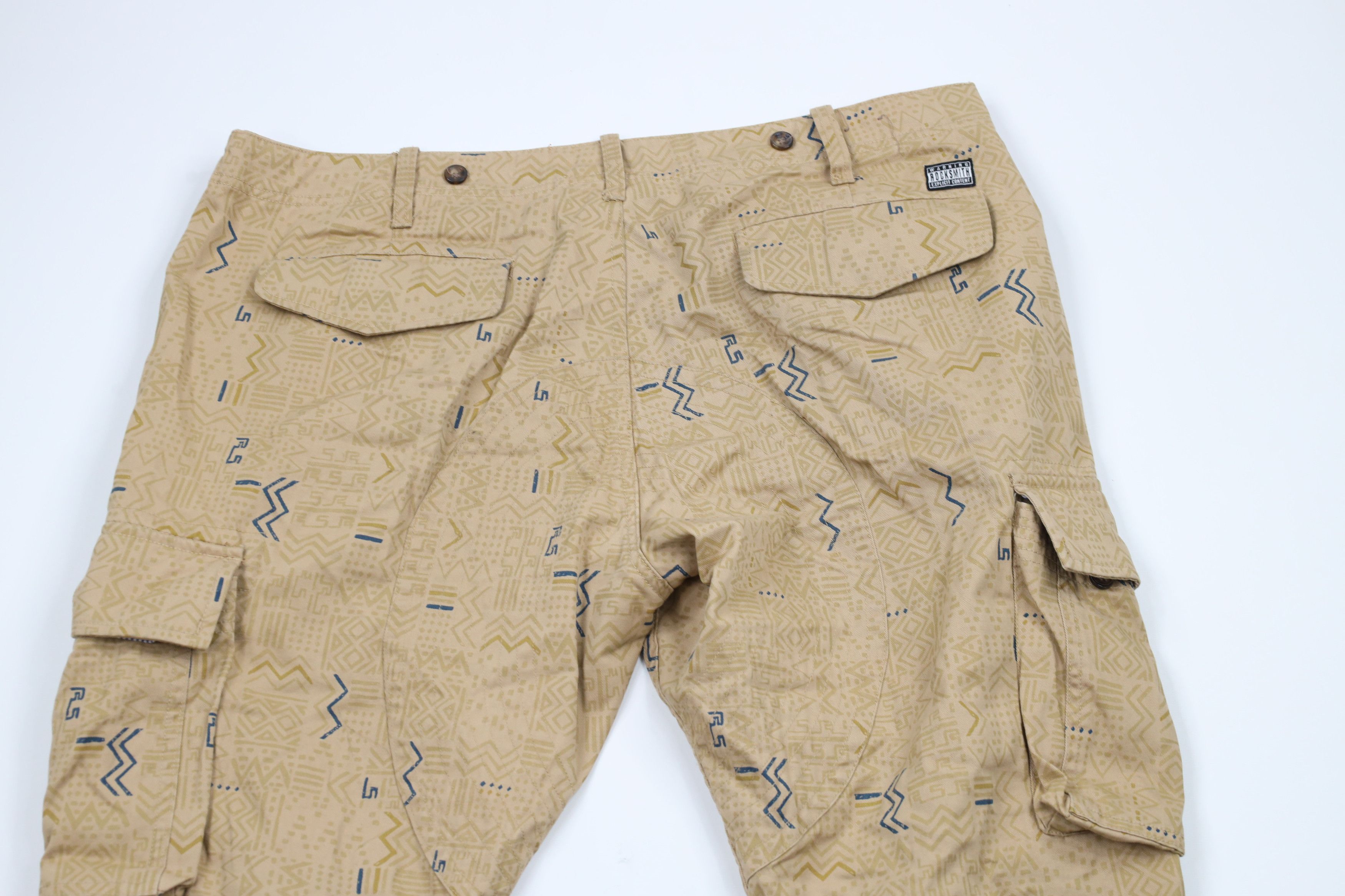Vintage Rocksmith Strap Skateboard Cargo Pants Beige Size US 38 / EU 54 - 10 Thumbnail