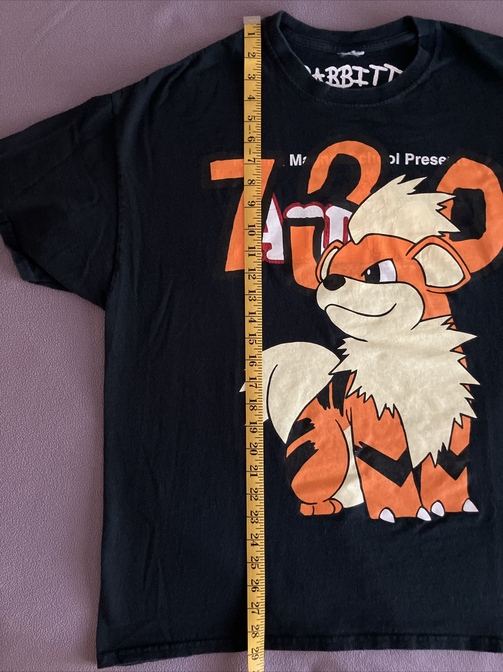 Asspizza 730 PRINTING BABBITT REVIVED POKÉMON GROWLITHE TEE Size US L / EU 52-54 / 3 - 5 Thumbnail