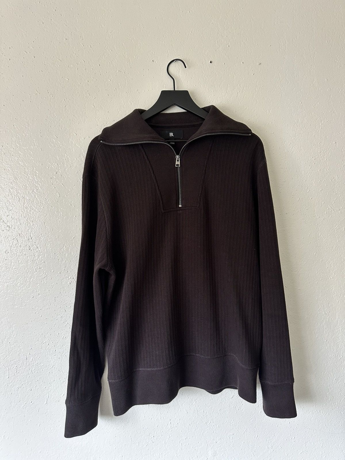 Banana Republic Banana Republic 1/2 Zip / Quarter Zip Brown - Size L Size US L / EU 52-54 / 3 - 1 Thumbnail