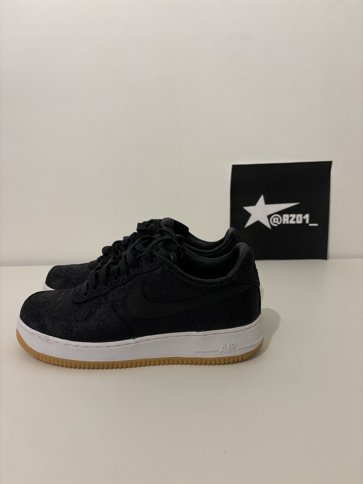 CLOT × Nike Nike x Clot Air Force 1 Black Silk - US 9 Size US 9 / EU 42 - 2 Thumbnail