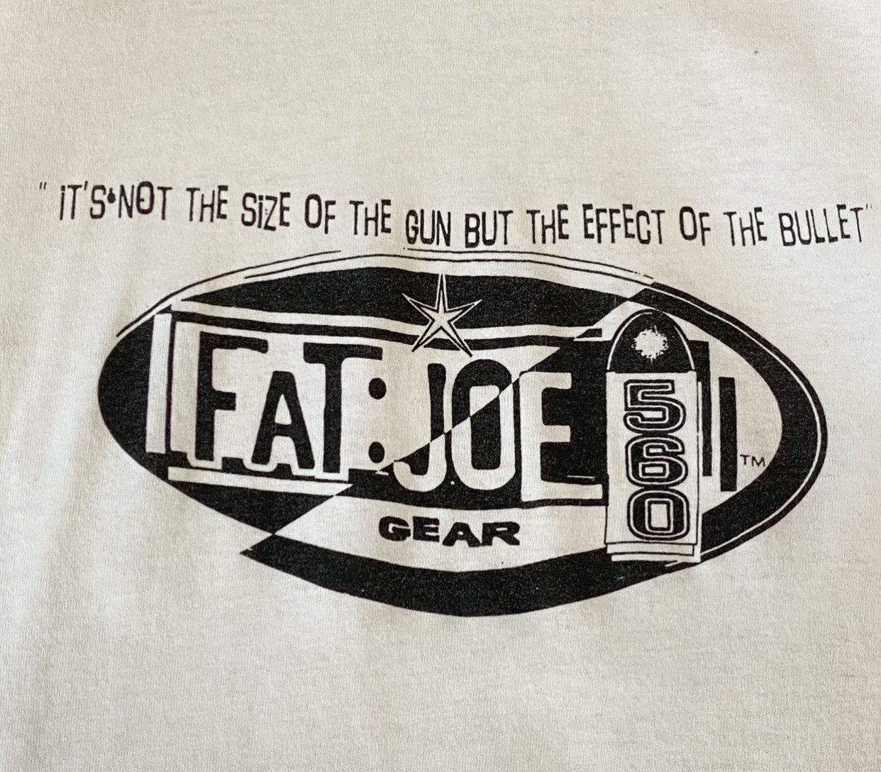 Rap Tees Vintage Early 90s Fat Joe 560 Gear Hip Hop Rap Tee Size US L / EU 52-54 / 3 - 4 Thumbnail