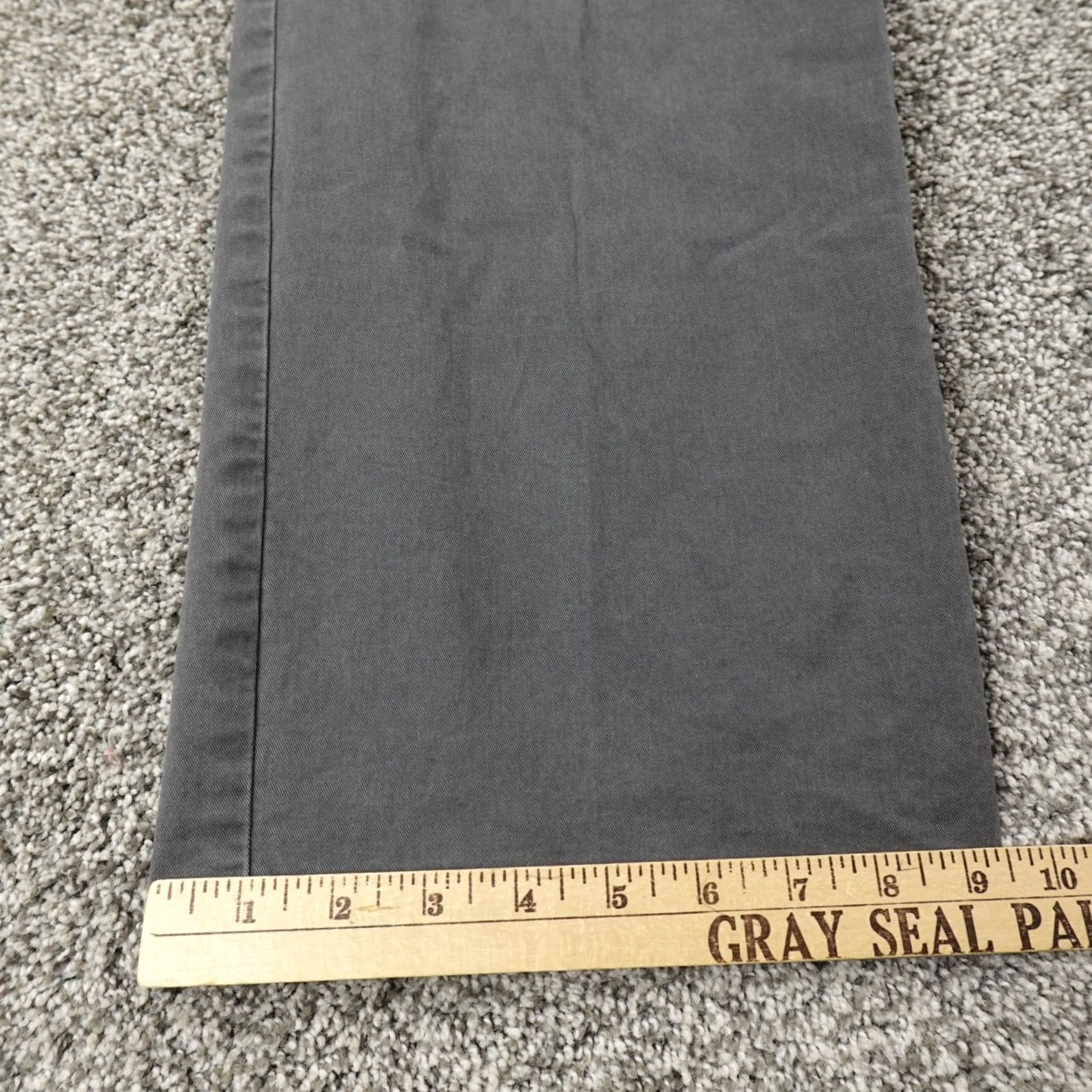Flint And Tinder Flint And Tinder Pants Mens 38X34 Gray 5-Pocket Jean Straight Huckberry Pants Size US 38 / EU 54 - 2 Thumbnail