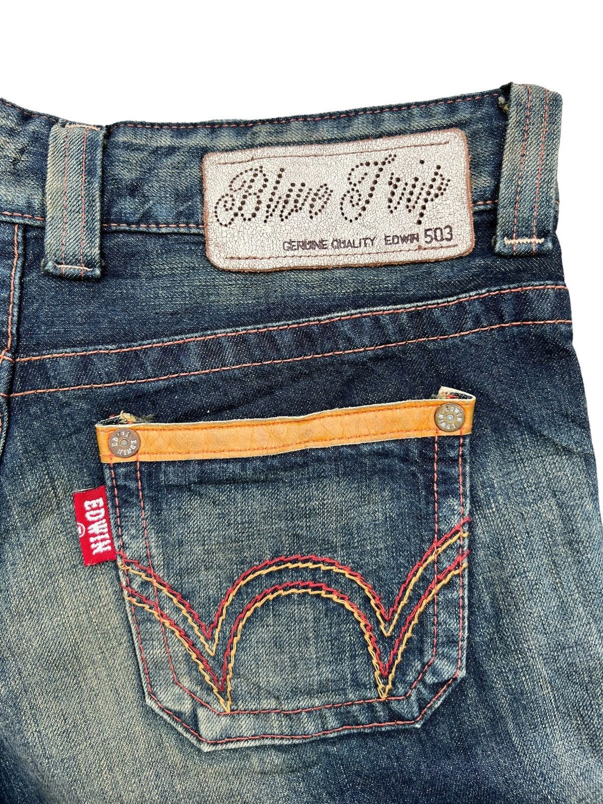 Edwin Vtg Edwin Blue Trip Mudwash Bootcut Denim Jeans 34x33 Size 34" / US 12 / IT 48 - 8 Thumbnail