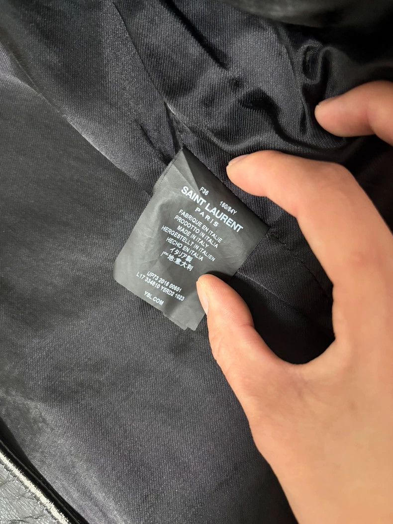 Yves Saint Laurent Saint Laurent Leather Garment jacket 2502-Nextarrow Size XS / US 0-2 / IT 36-38 - 6 Thumbnail