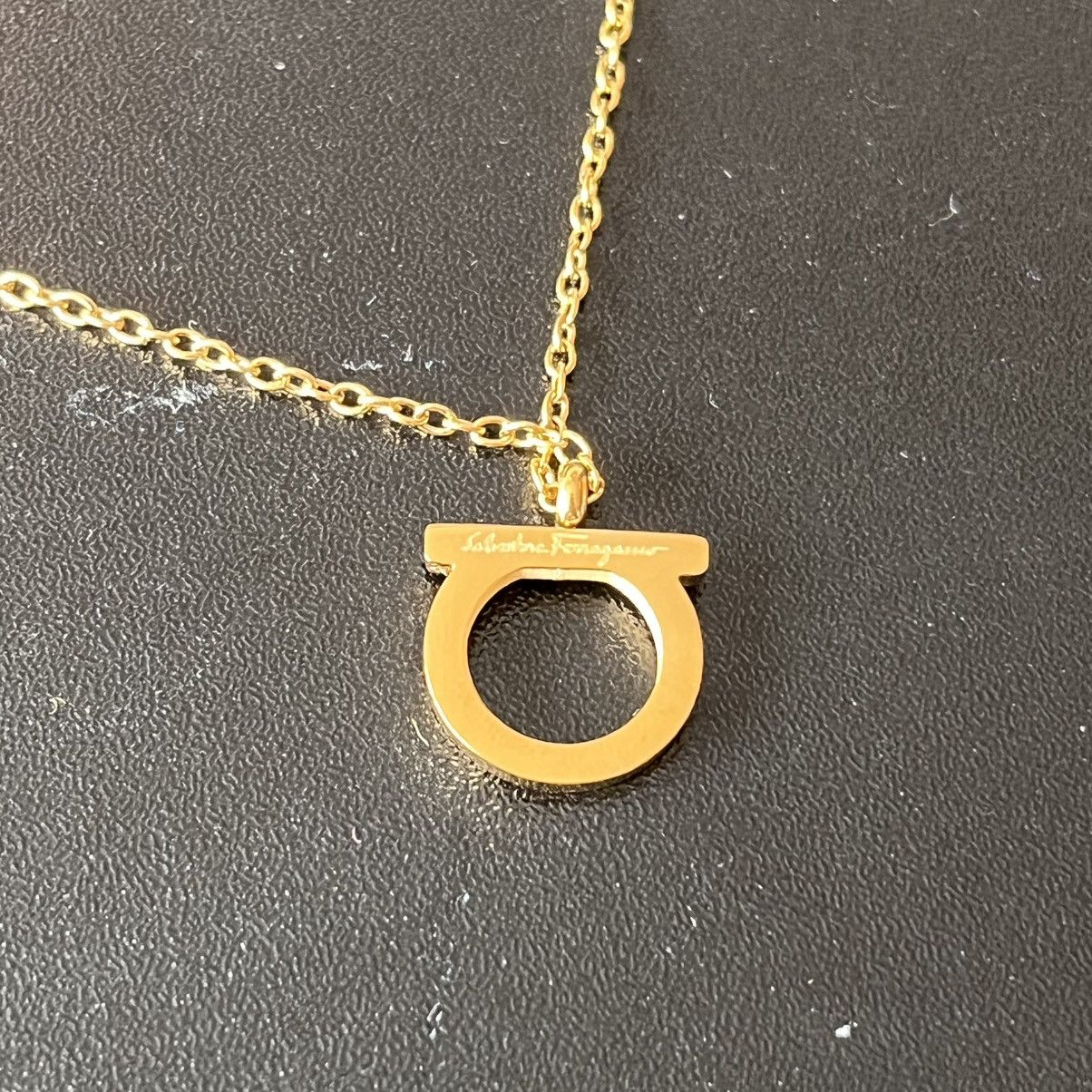 Salvatore Ferragamo Salvatore Ferragamo Gancini Pendant Necklace Size ONE SIZE - 3 Thumbnail