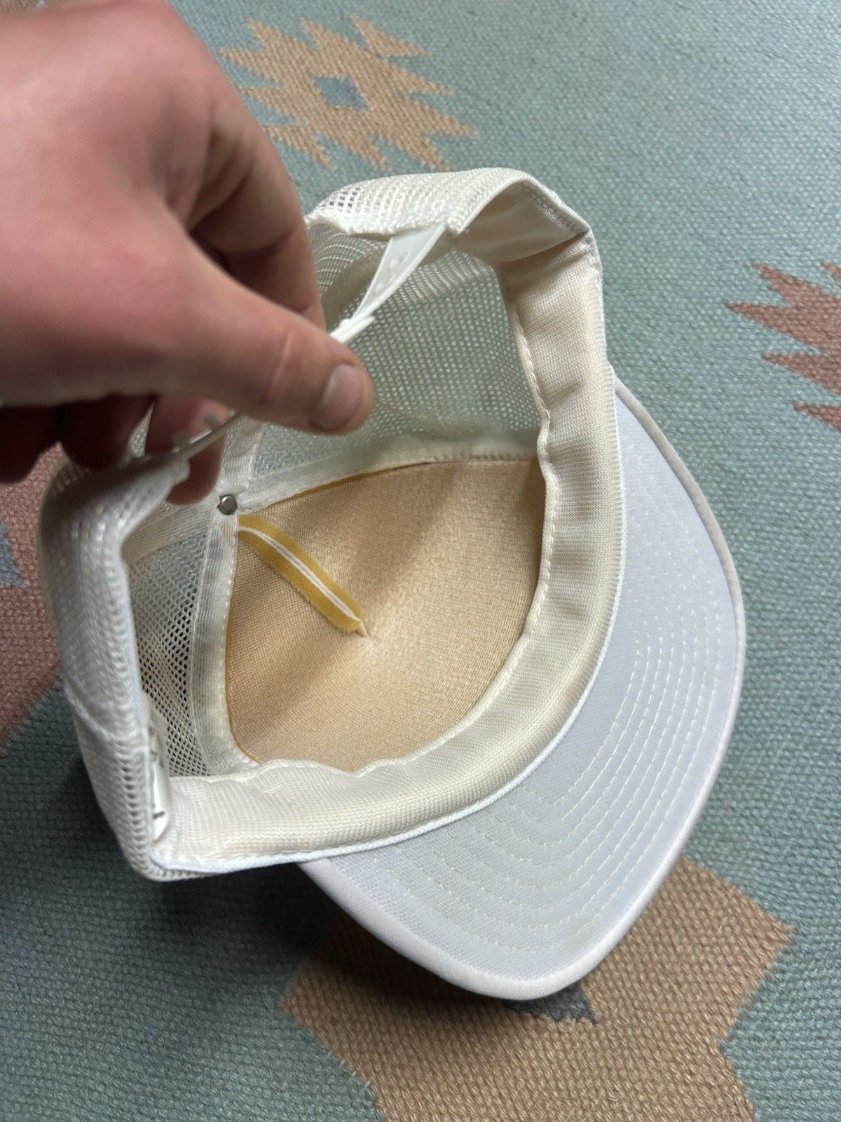 Vintage Vtg trucker hat mesh Barrington chemicals company BCC snap Size ONE SIZE - 8 Thumbnail