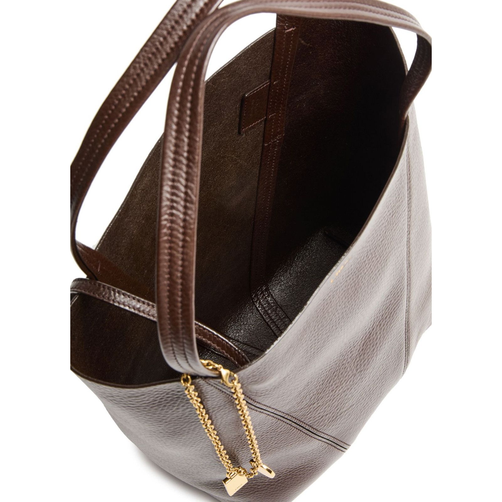 Chloe Chloe Medium Spin Kohl Brown Leather Tote Bag New & Authenti Size ONE SIZE - 4 Thumbnail