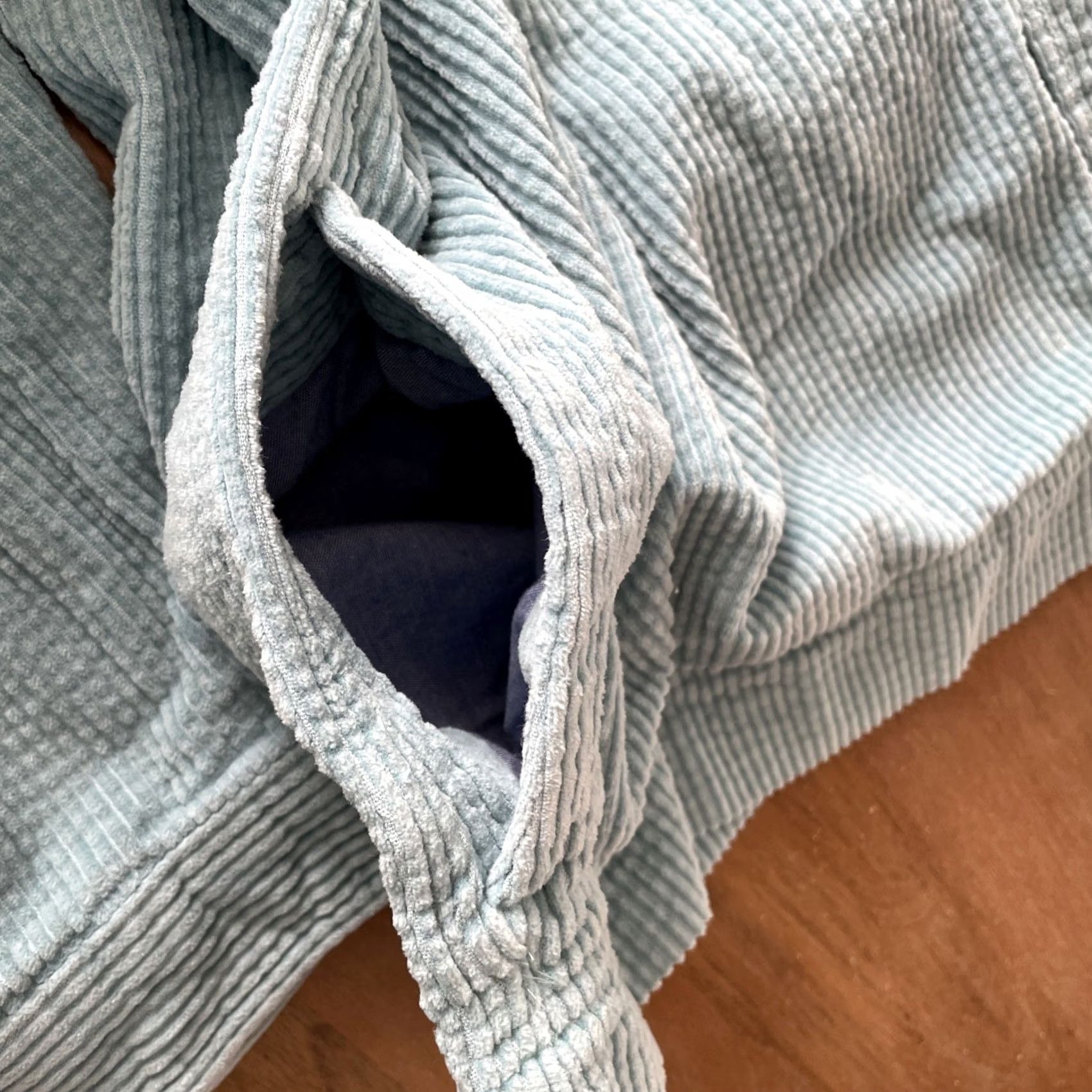 Vintage LL Bean Corduroy Jacket Women 3X Plus Blue Button Front Shacket Overshirt Pocket Vintage No Size XXL / US 16-18 / IT 52-54 - 4 Thumbnail