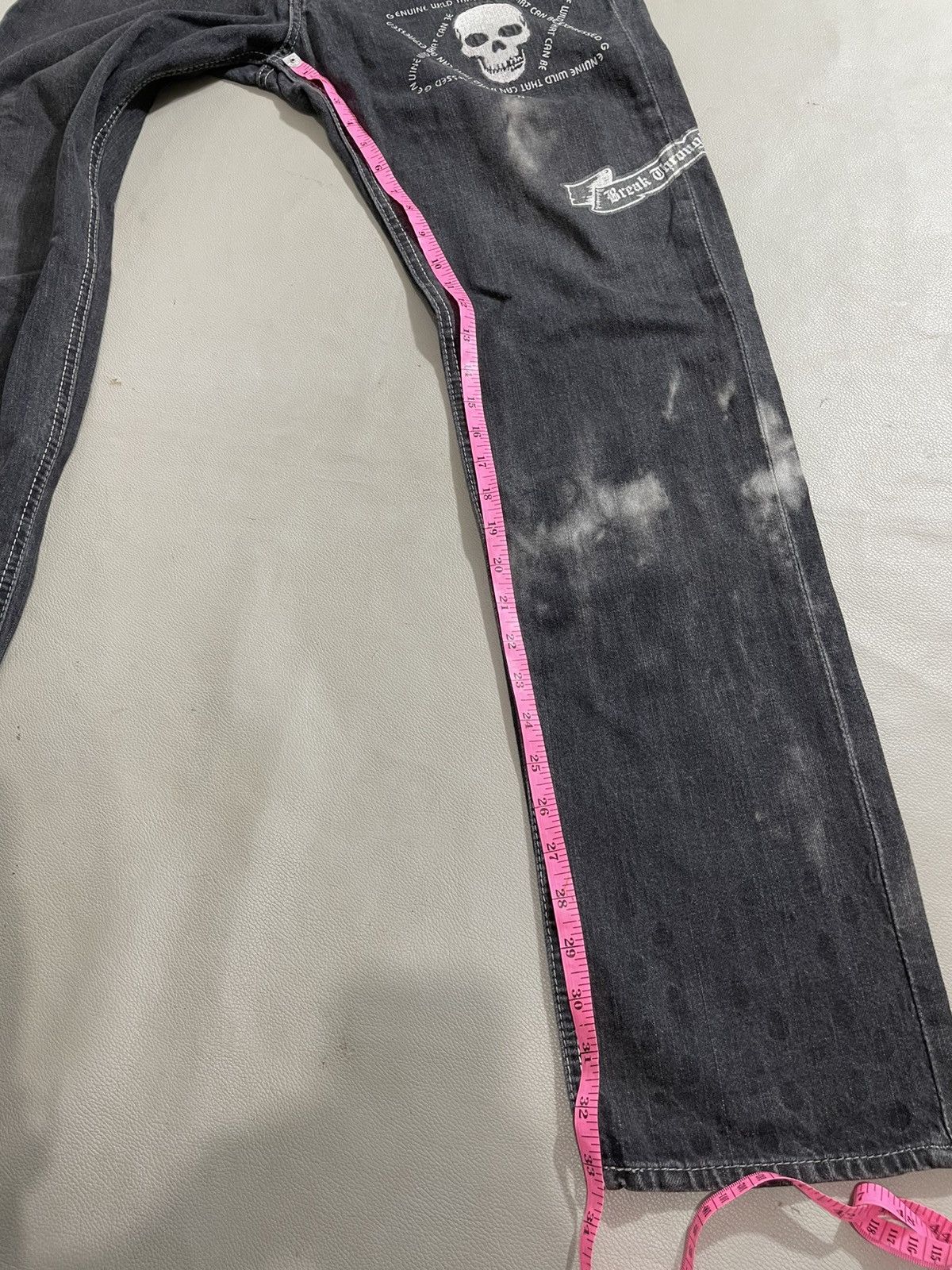 Wildlife Gothic jeans skull washed ifsix lgb kmrii style