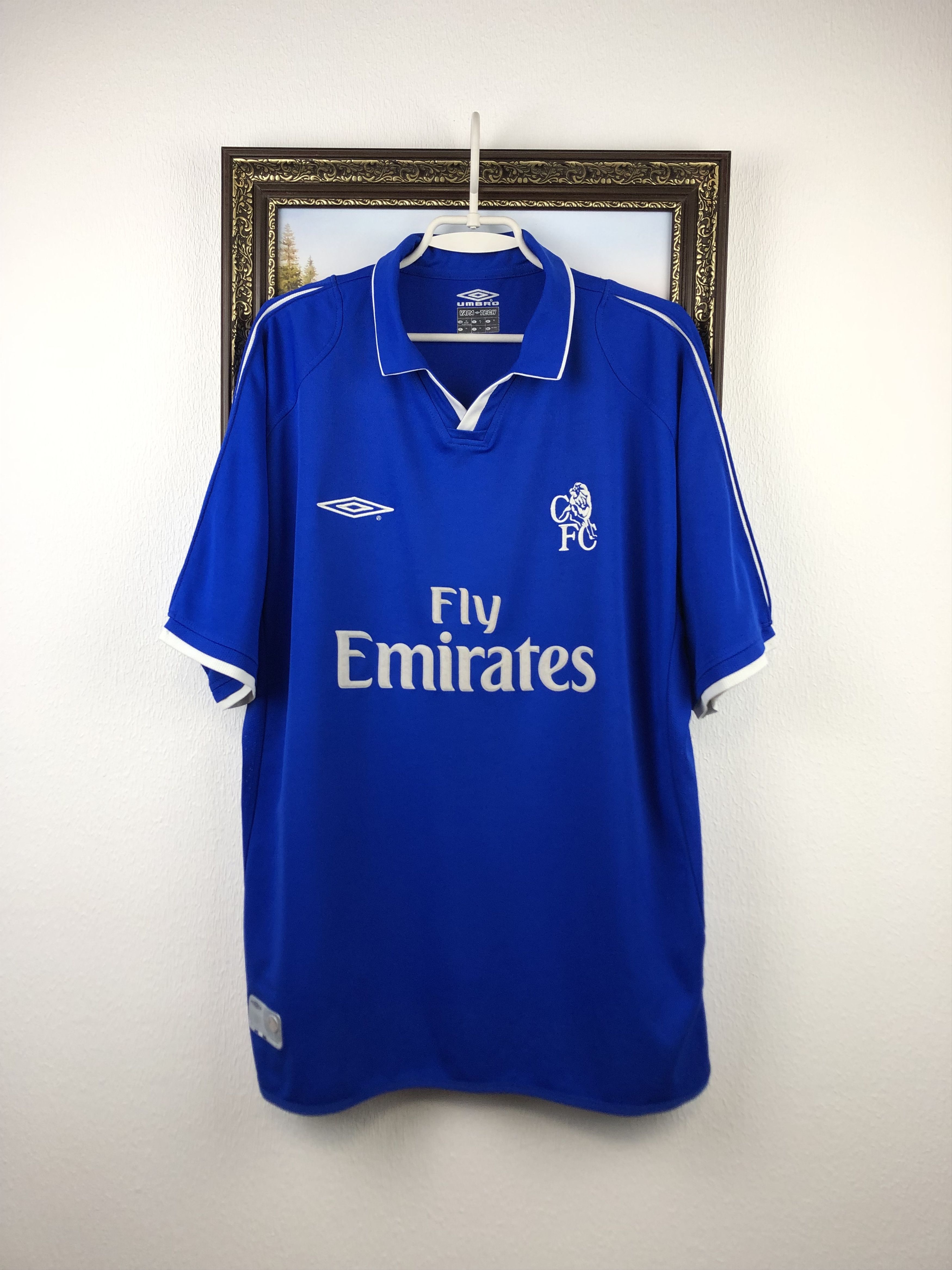 Vintage Chelsea Home football shirt 2001 Soccer Jersey Rare Umbro Size US XL / EU 56 / 4 - 1 Thumbnail