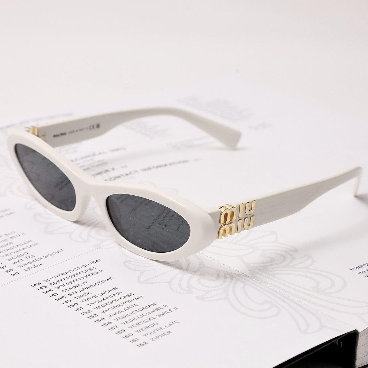 Miu Miu MIU MIU 0MU 09YS SUNGLASSES Size ONE SIZE - 2 Thumbnail