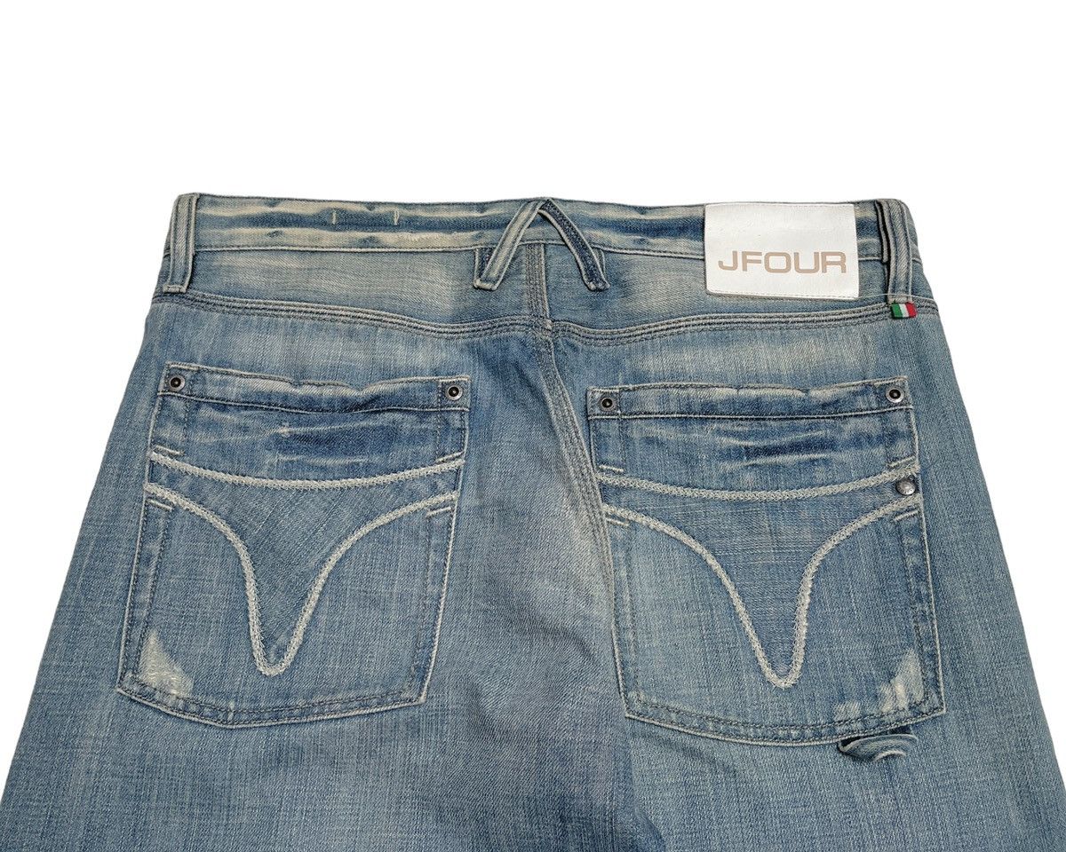 Japanese Brand × Vintage Rare Design Vintage Japanese Brand Jfour Baggy Jeans 2000s Size US 34 / EU 50 - 5 Thumbnail