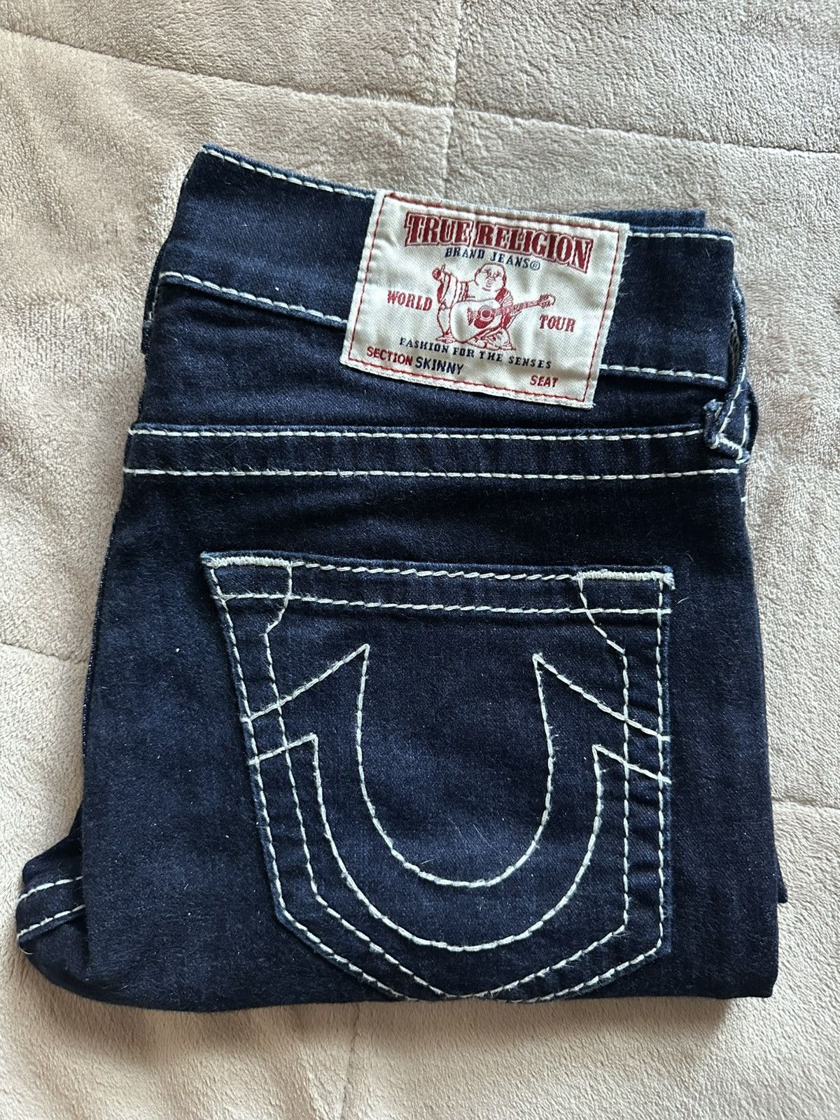 True Religion Rocco Skinny Big T Jean Size US 31 - 2 Thumbnail
