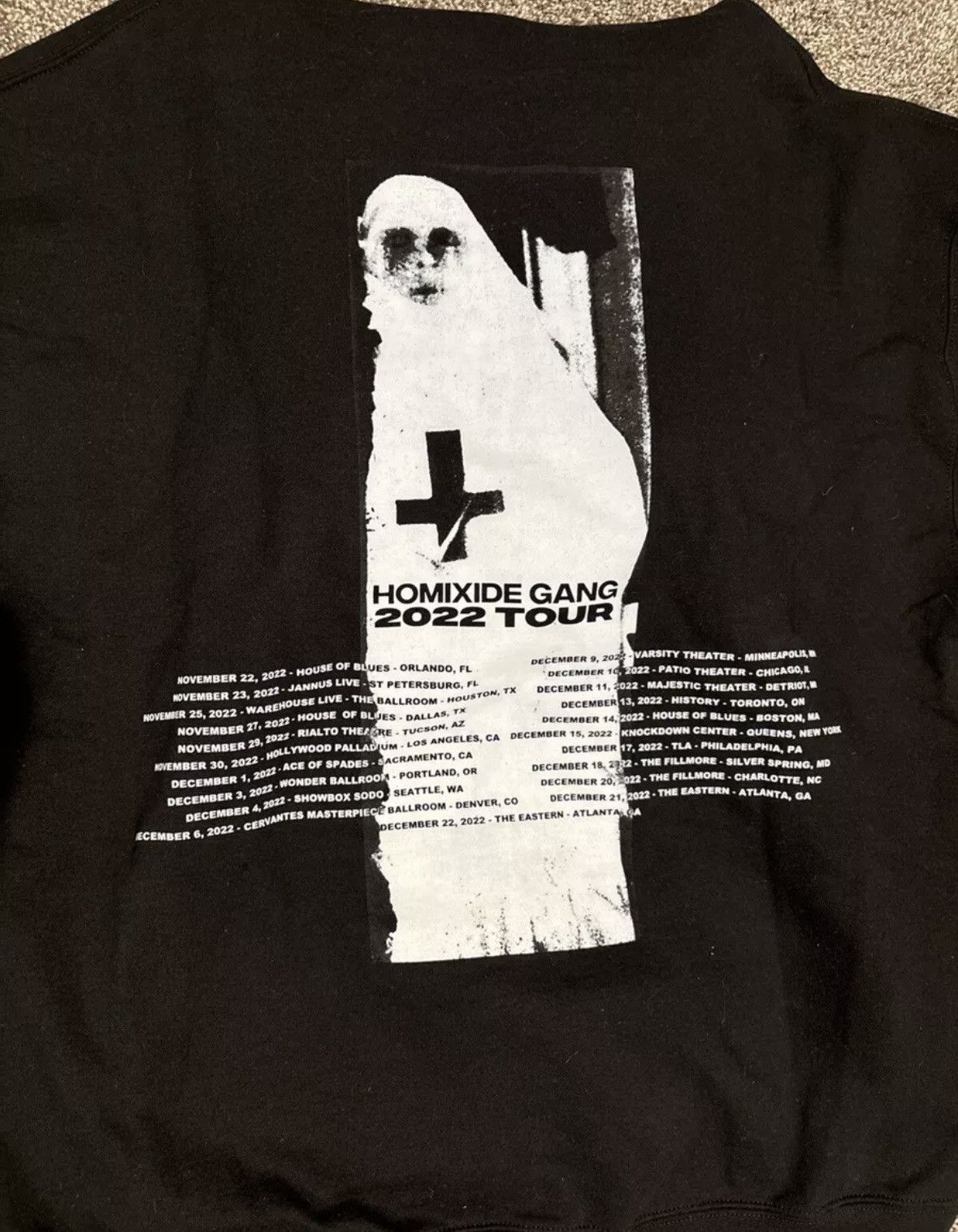 Destroy Lonely Homixide Gang 2022 Tour Merch Hoodie L Size US L / EU 52-54 / 3 - 2 Thumbnail