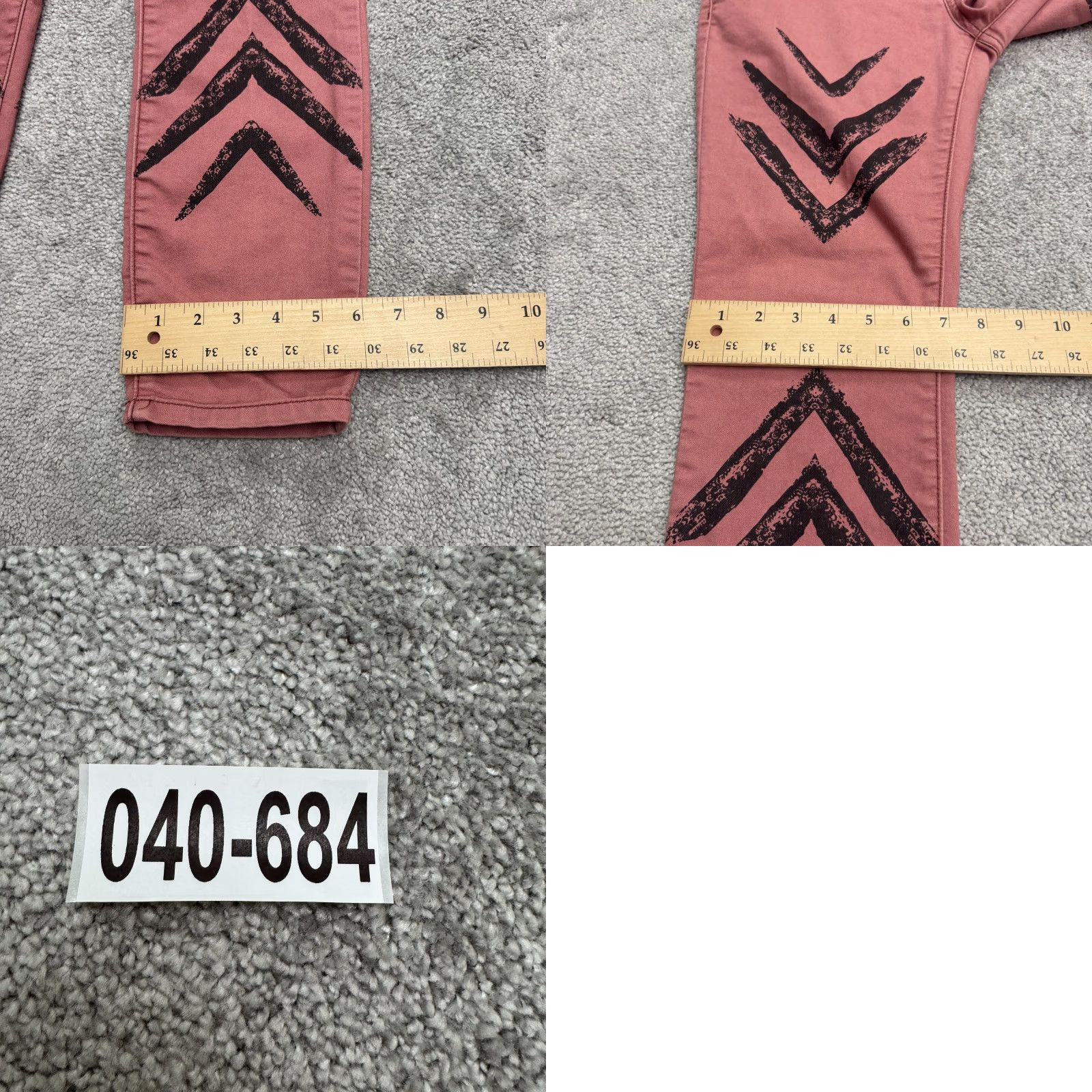 Free People Free People Denim Jeans Women 28 Pink Black Arrow Mid Rise Cropped City Outdoor 5-PocketMens? Womens Size 28" / US 6 / IT 42 - 9 Thumbnail
