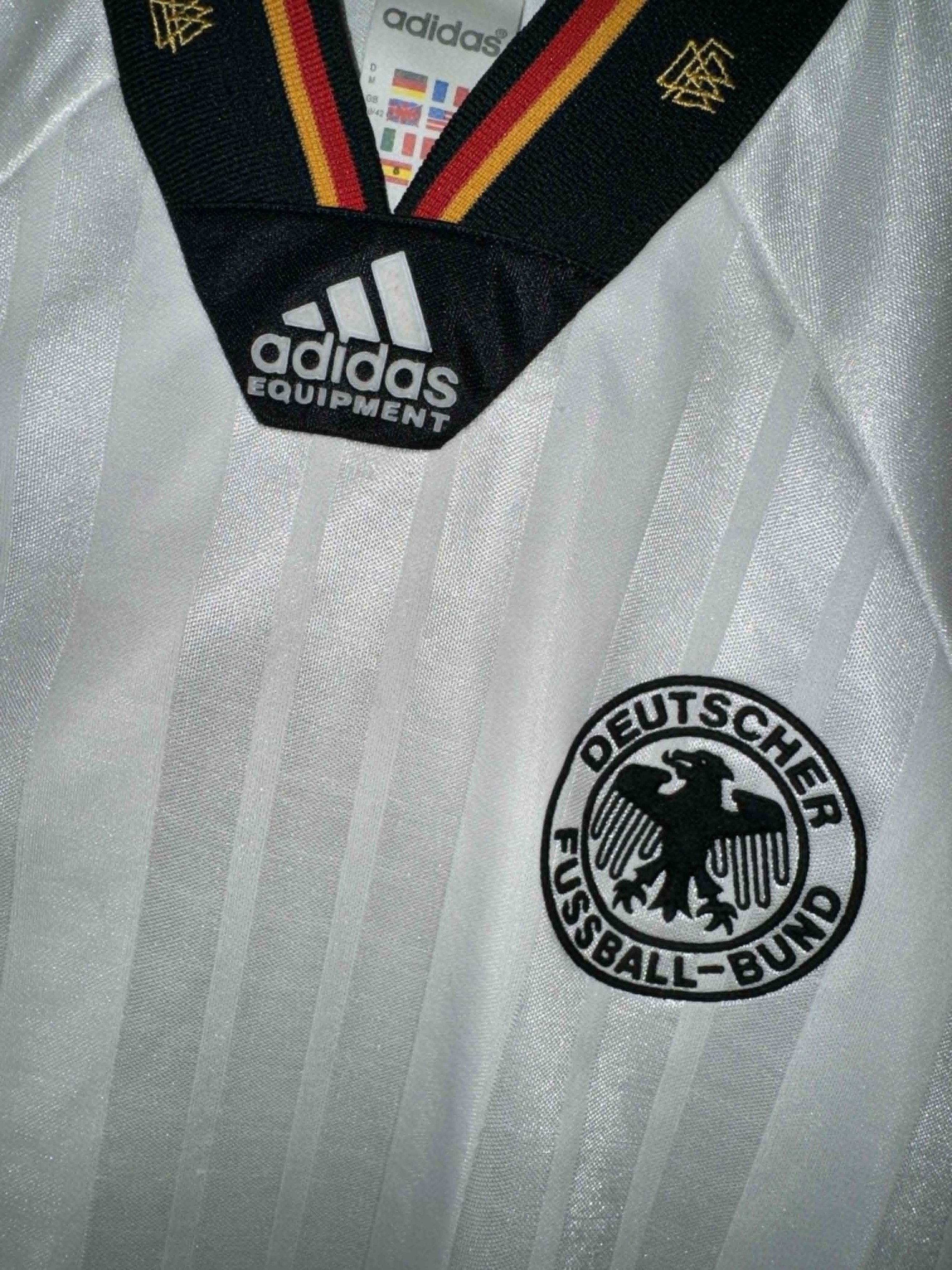 Adidas Germany 1992/94 Home Shirt Player Issue #10 Adidas Size US M / EU 48-50 / 2 - 5 Thumbnail