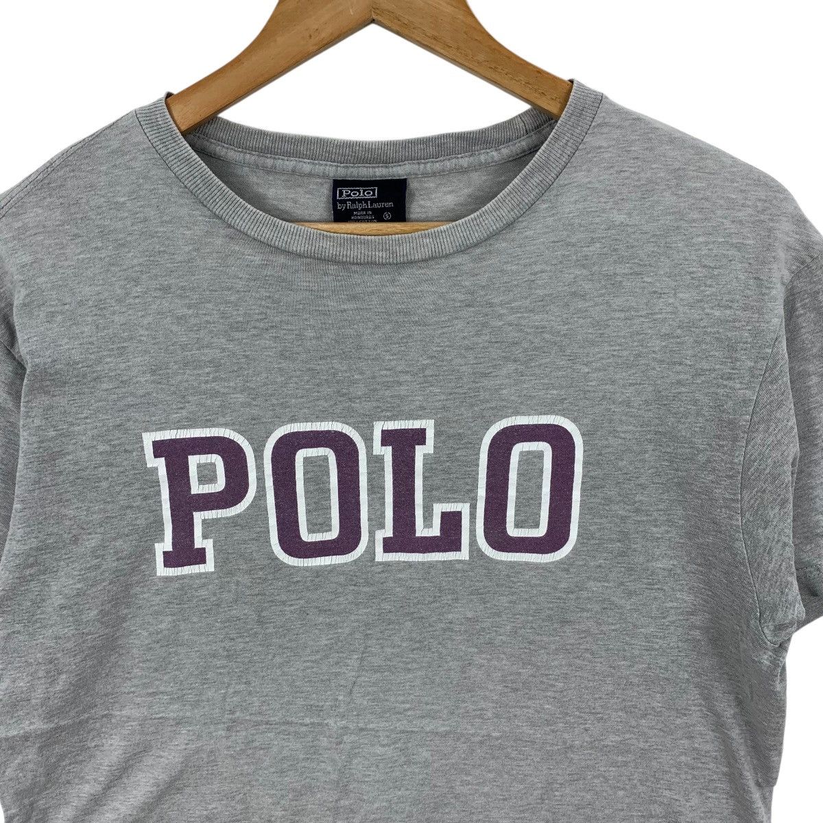 Polo Ralph Lauren Vintage 90s POLO RALPH LAUREN Stock Logo Tee Shirt Top Size US S / EU 44-46 / 1 - 5 Thumbnail